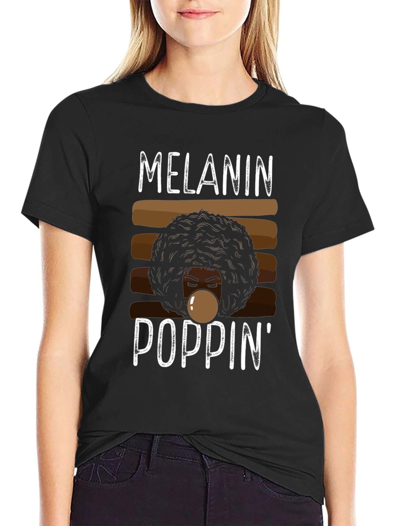 Melanin Poppin Graphic Tee