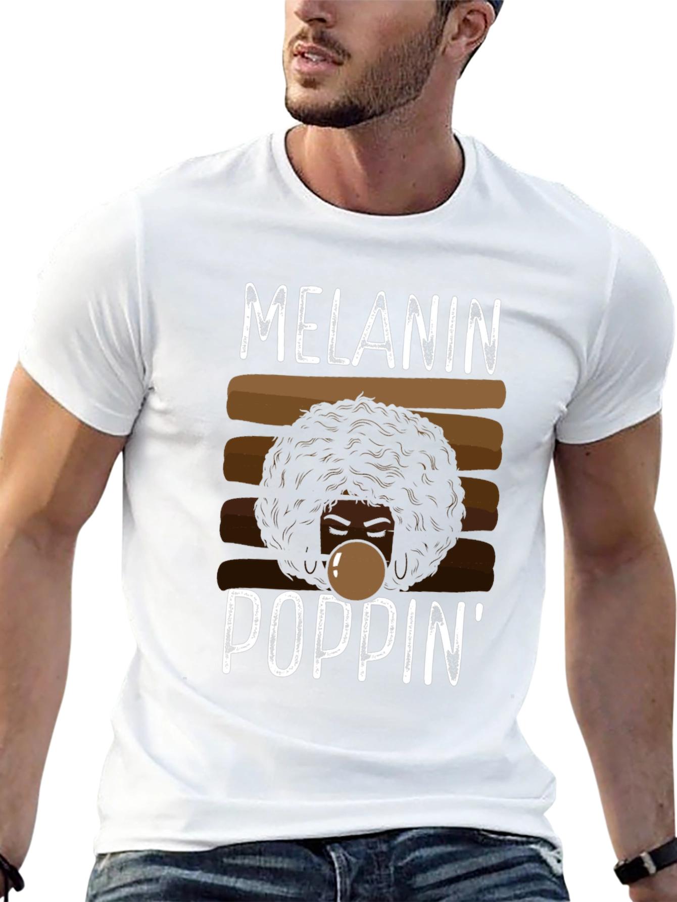 Melanin Poppin Graphic Tee