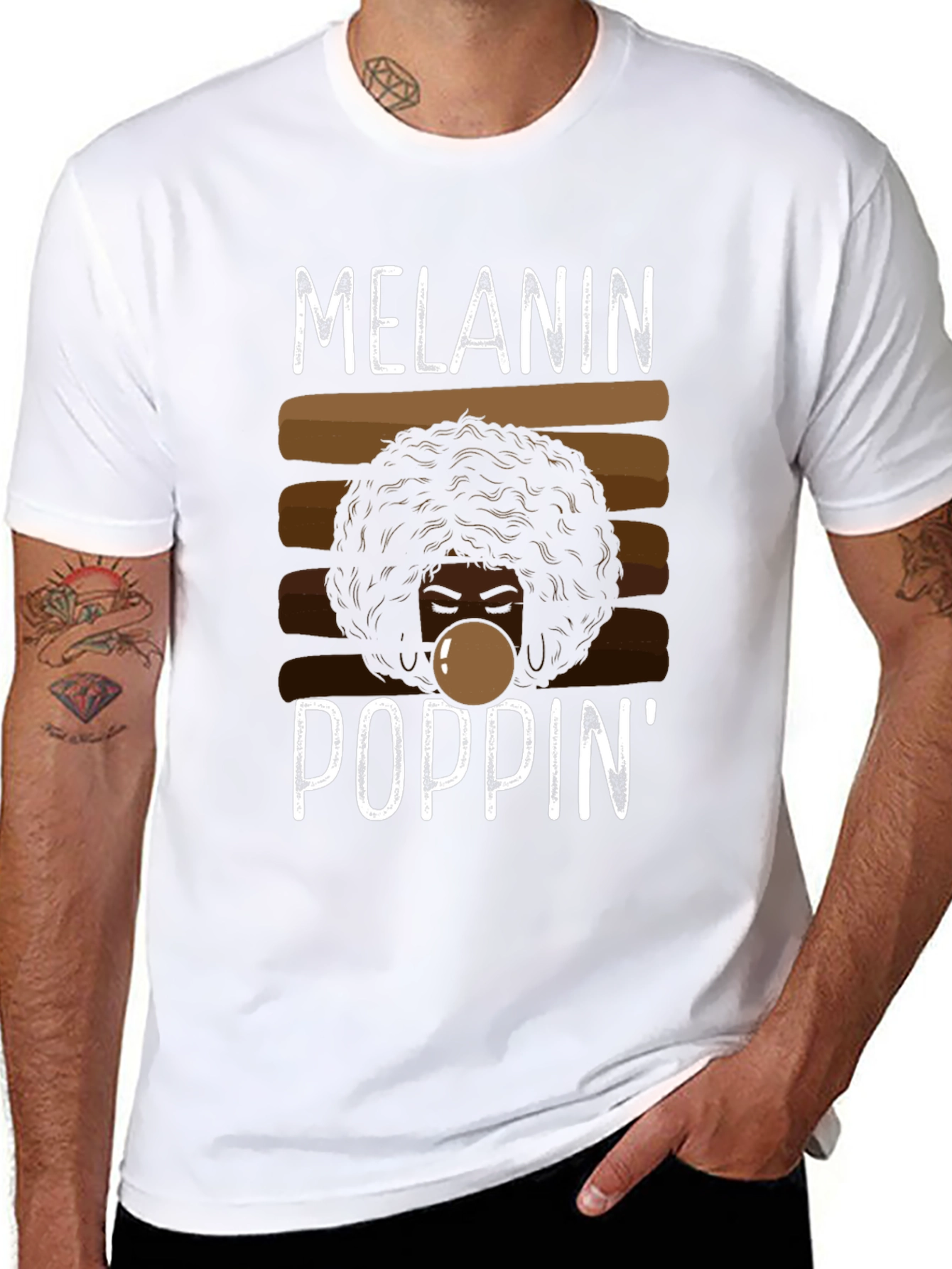 Melanin Poppin Graphic Tee