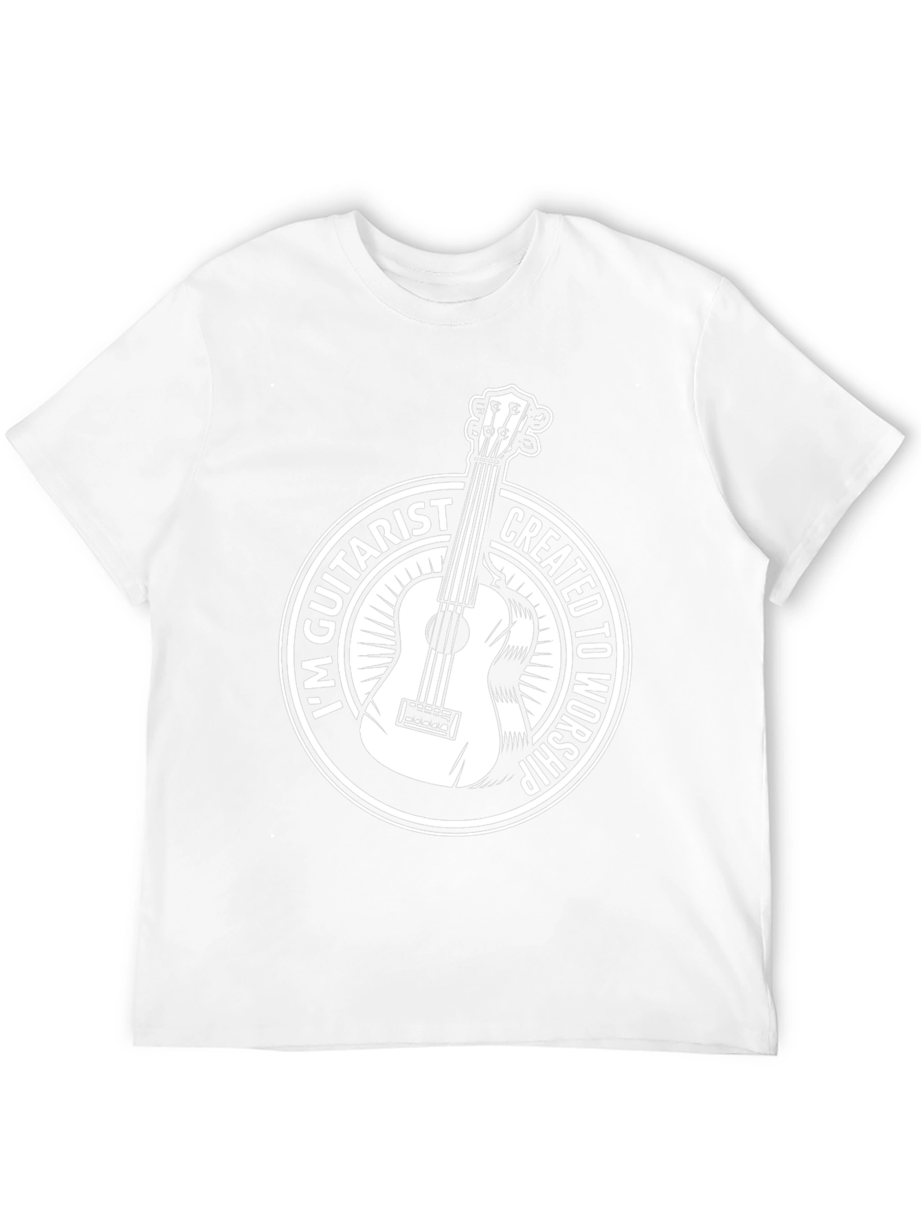 Guitarist Worship Graphic Tee - Black