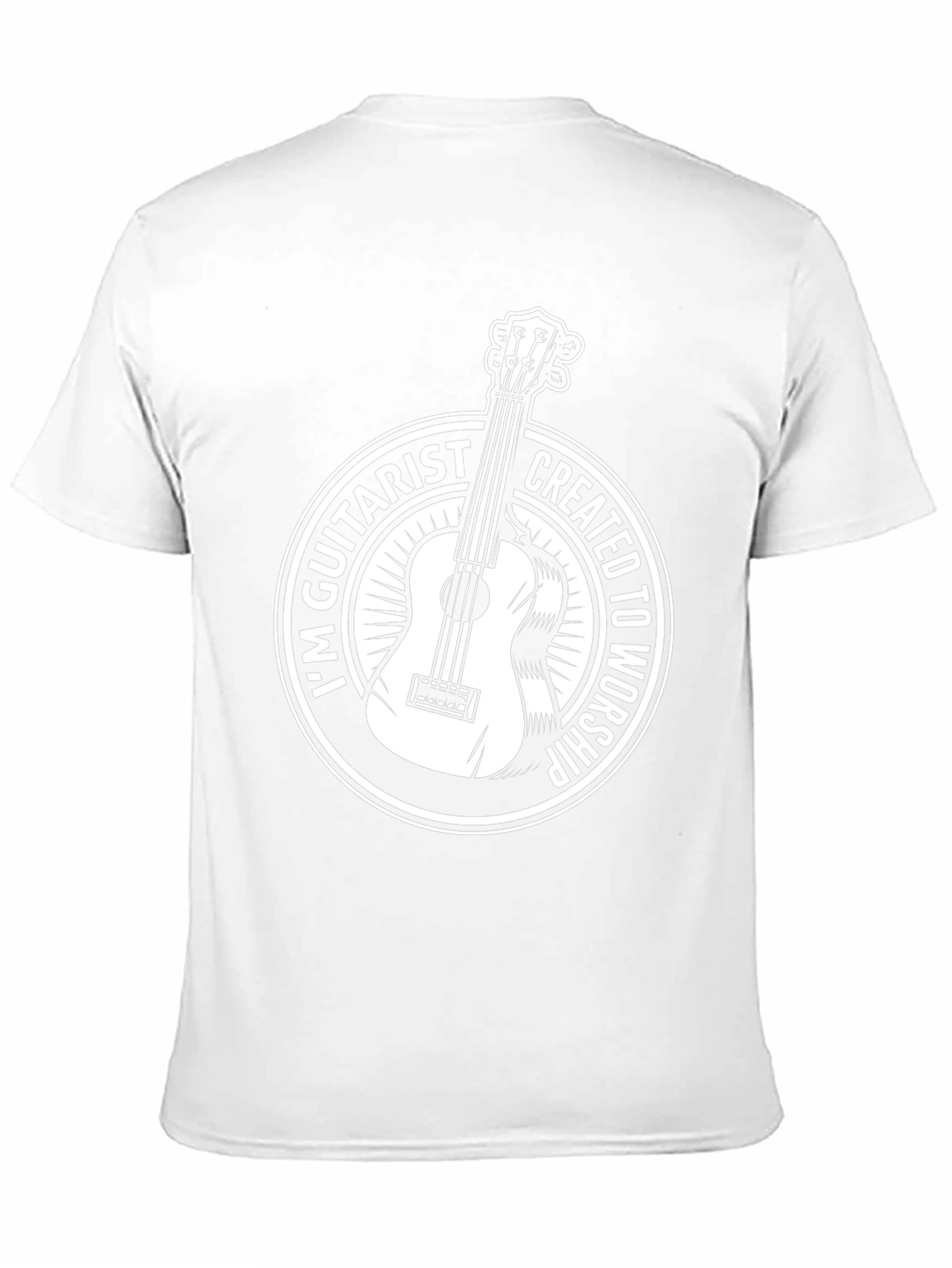Guitarist Worship Graphic Tee - Black