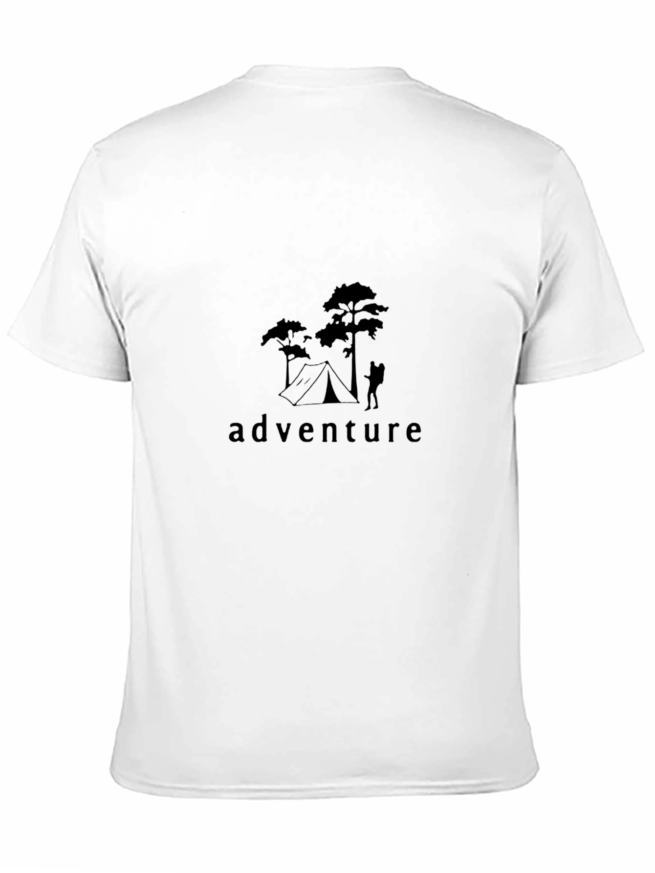 Adventure Graphic T-Shirt - Black Camping Design