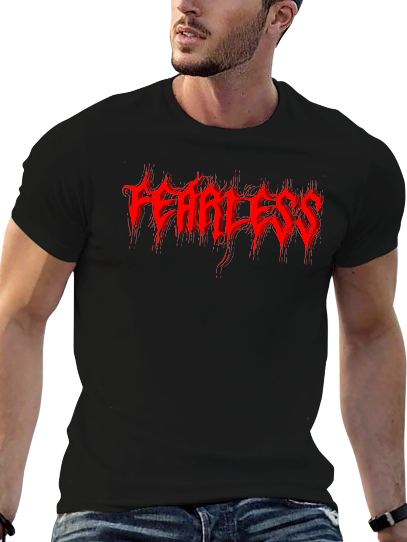 Fearless Graphic T-Shirt - Black