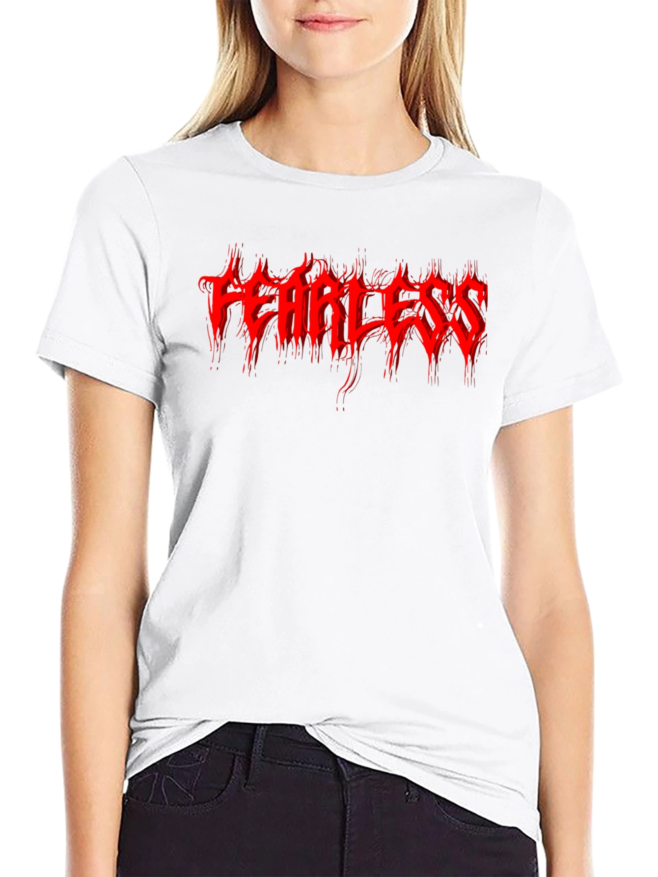 Fearless Graphic T-Shirt - Black