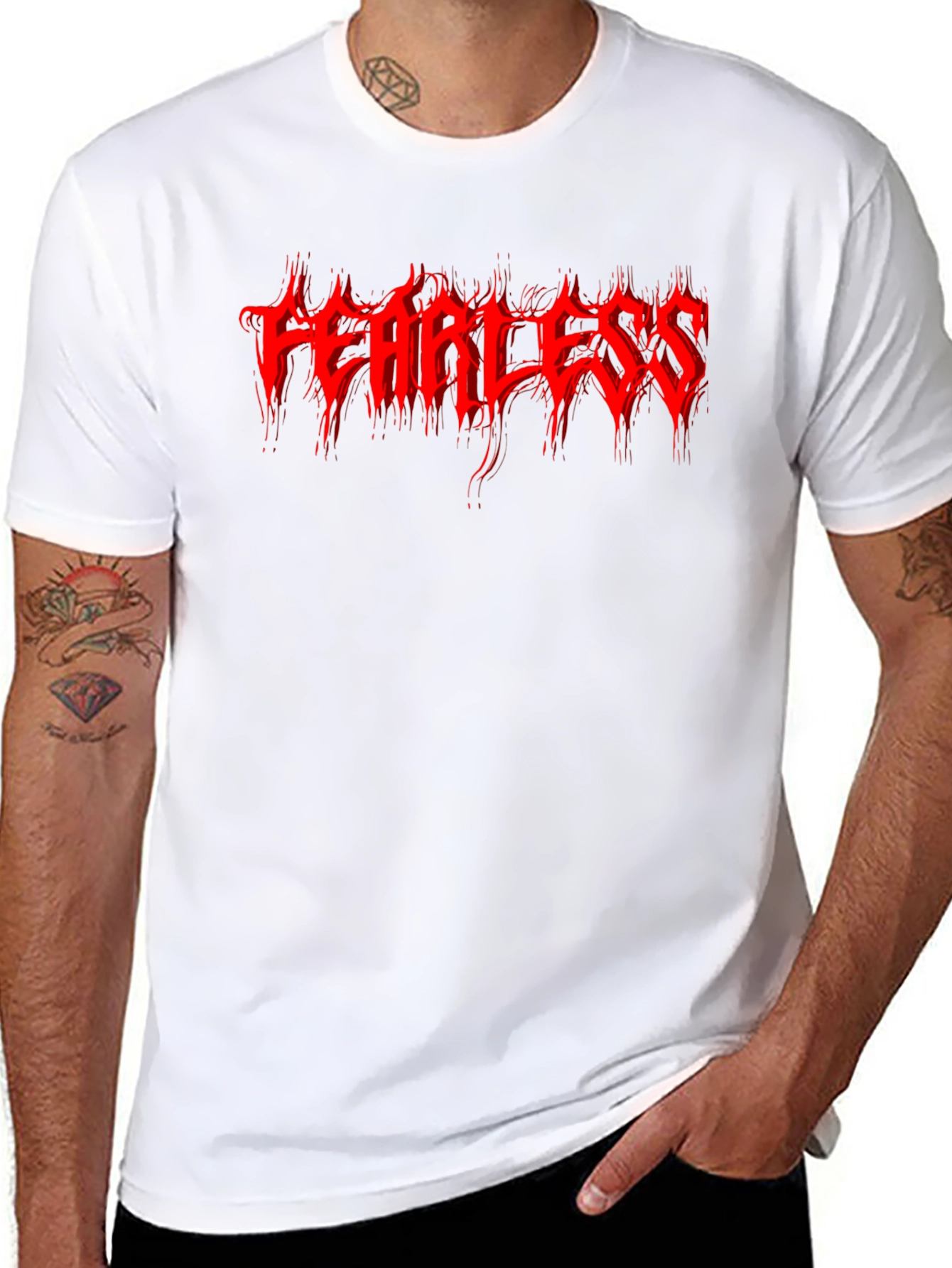Fearless Graphic T-Shirt - Black