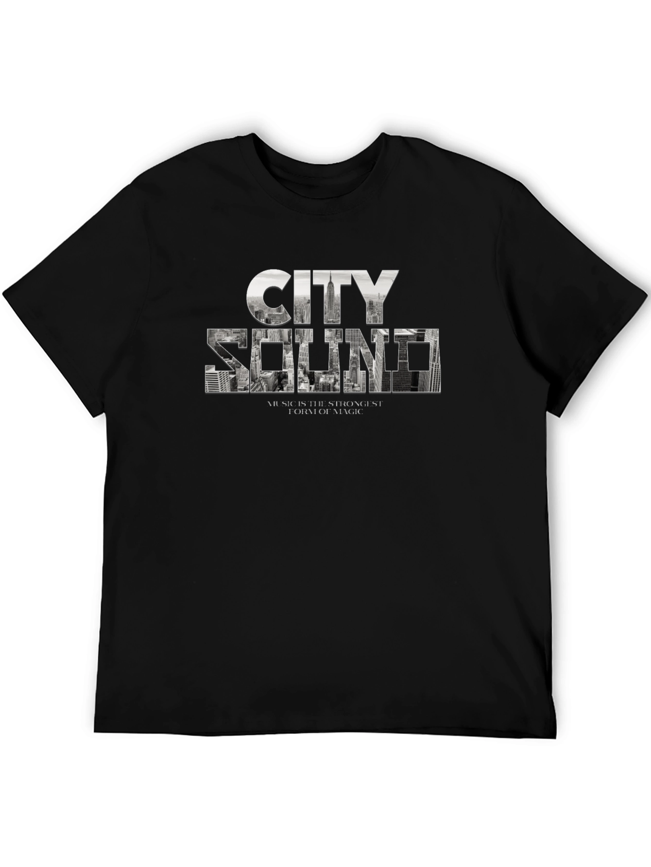 City Sound Graphic Tee - Black
