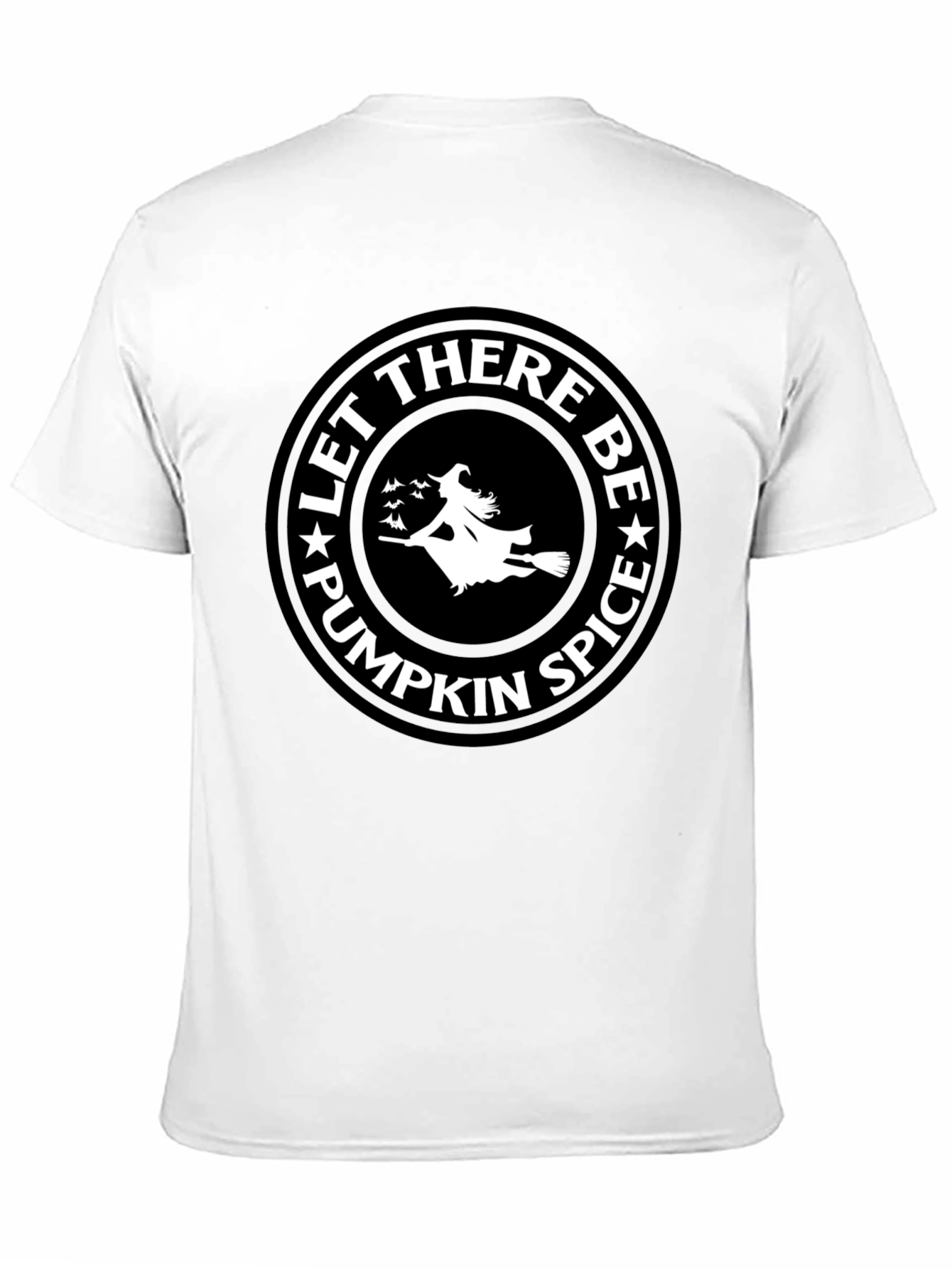 Let There Be Pumpkin Spice Black T-Shirt