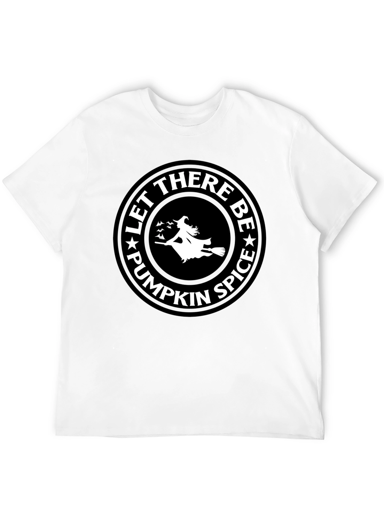 Let There Be Pumpkin Spice Black T-Shirt