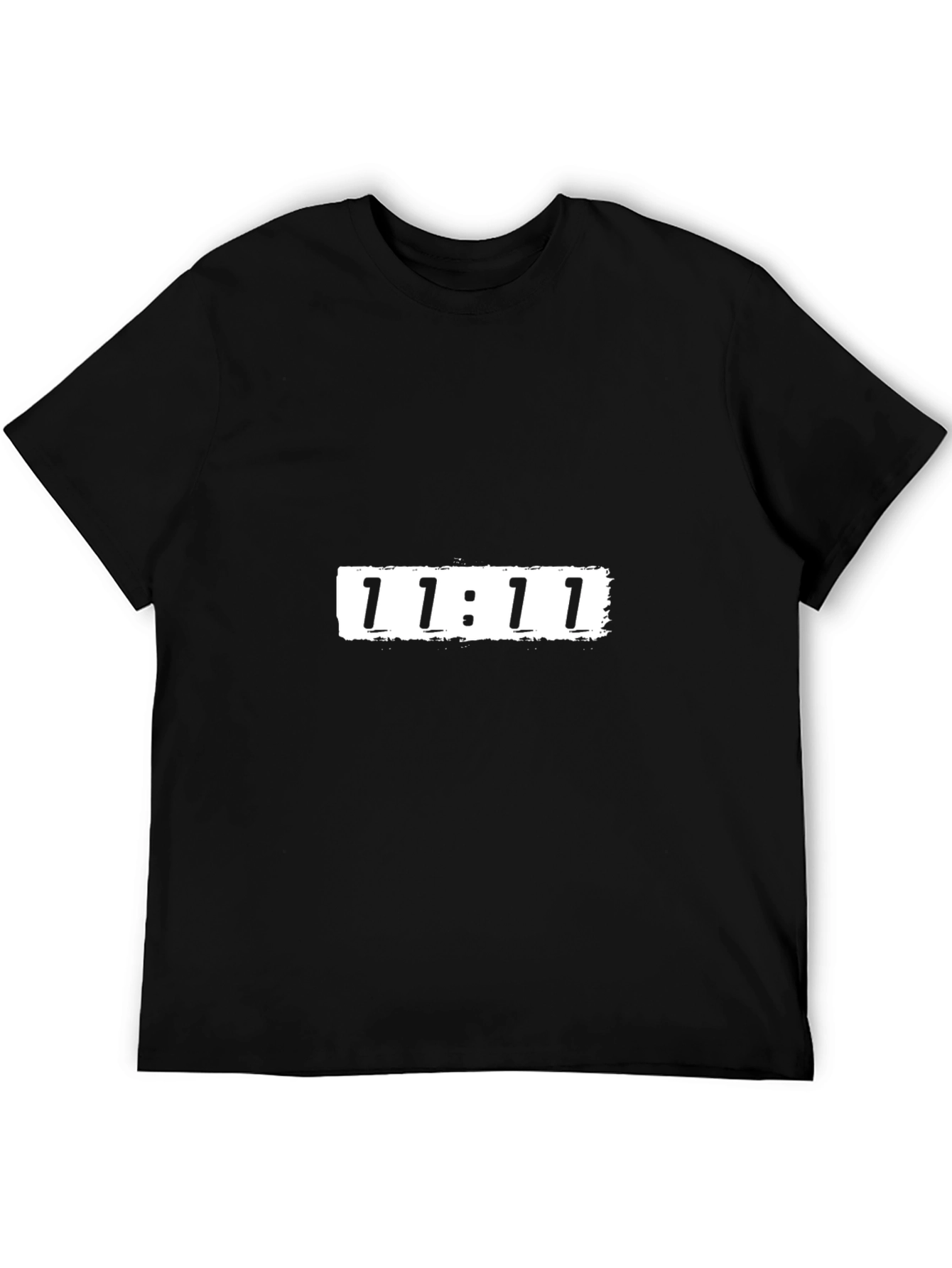 11:11 Graphic Tee - Trendy Black T-Shirt