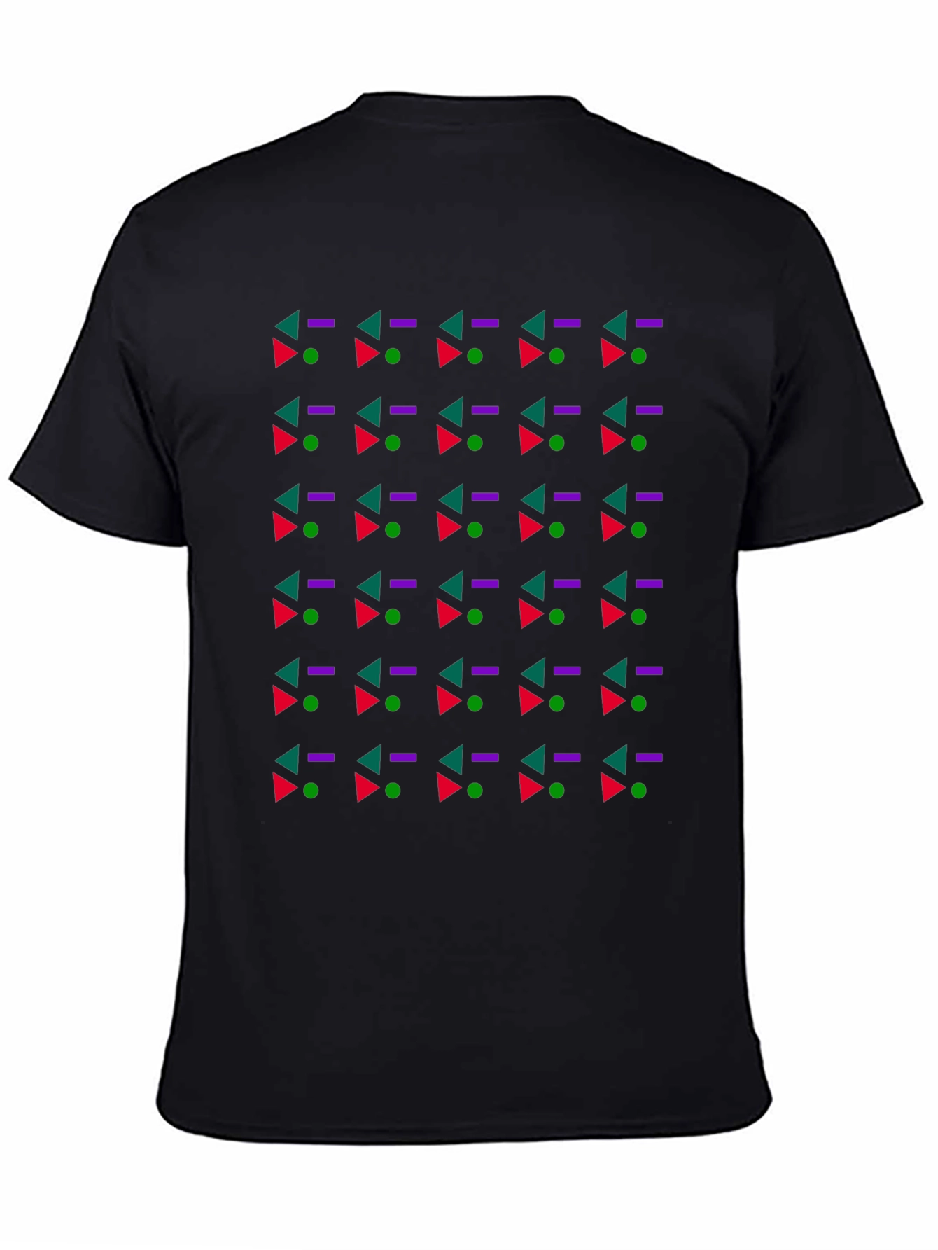 Geometric Pattern T-Shirt - Modern Abstract Design