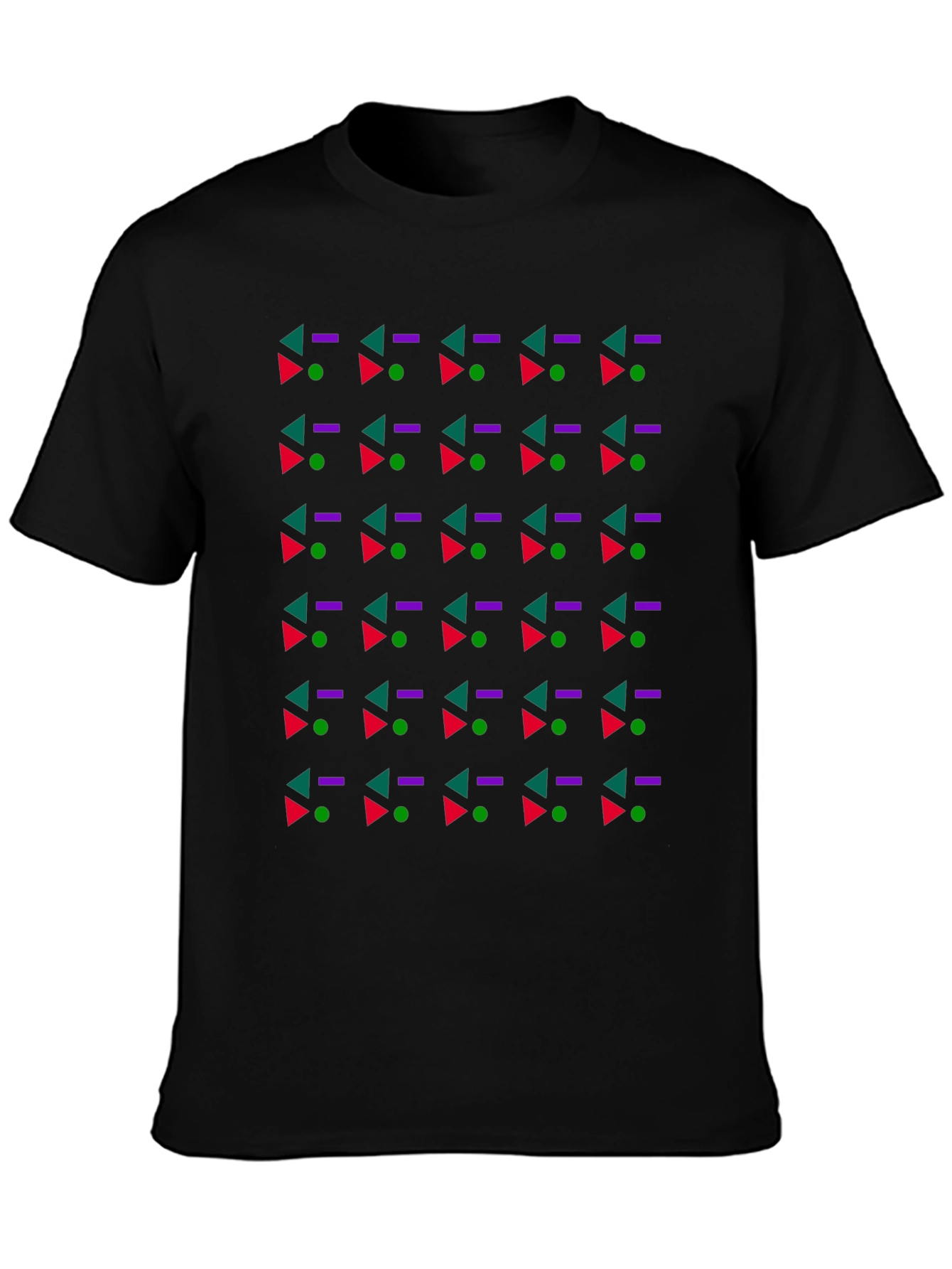 Geometric Pattern T-Shirt - Modern Abstract Design