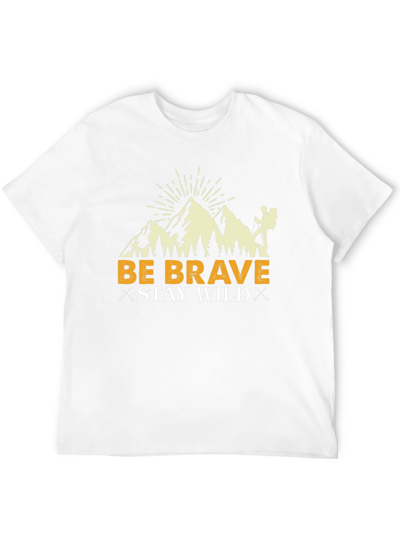 Be Brave Stay Wild Graphic T-Shirt