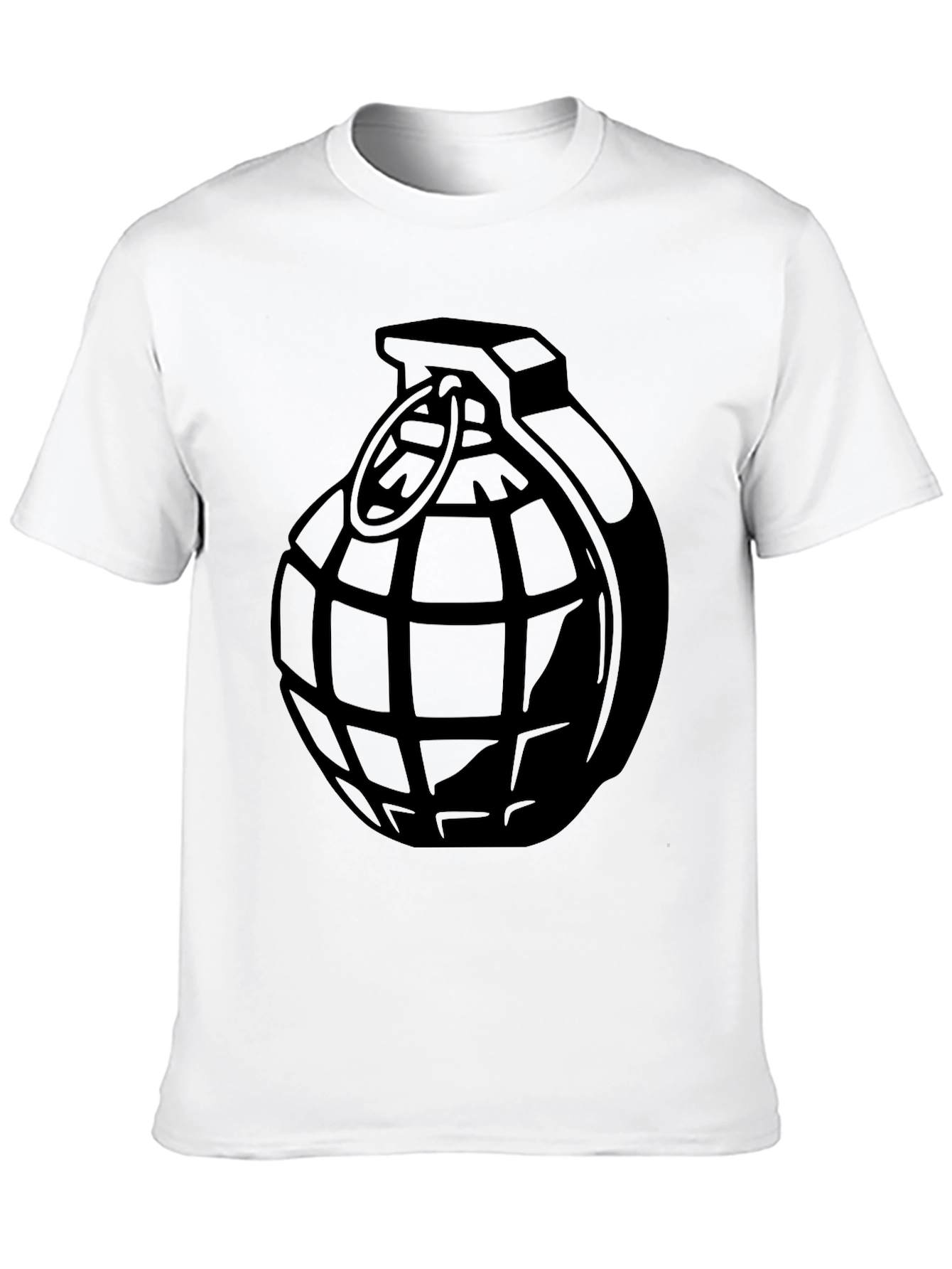 Grenade Graphic T-Shirt - Bold Statement Tee