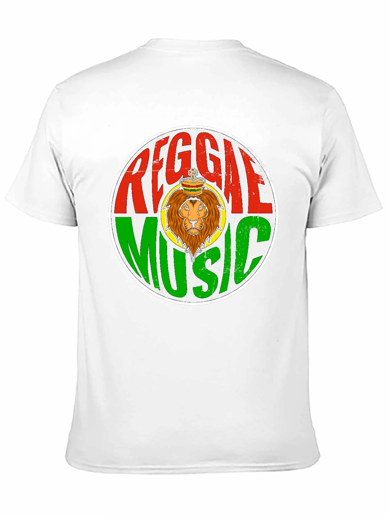 Reggae Music Lion Graphic T-Shirt
