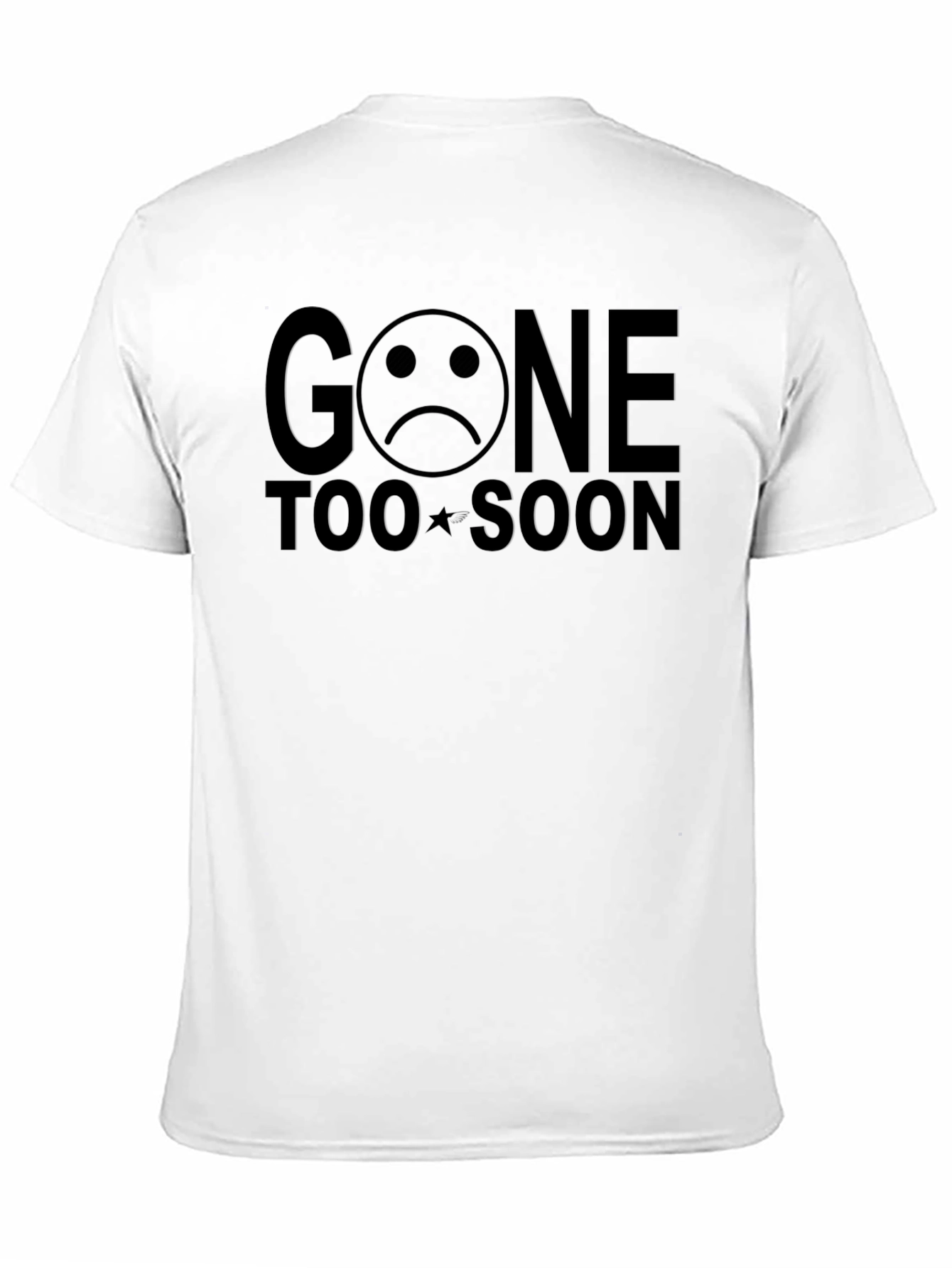Gone Too Soon Graphic Black T-Shirt