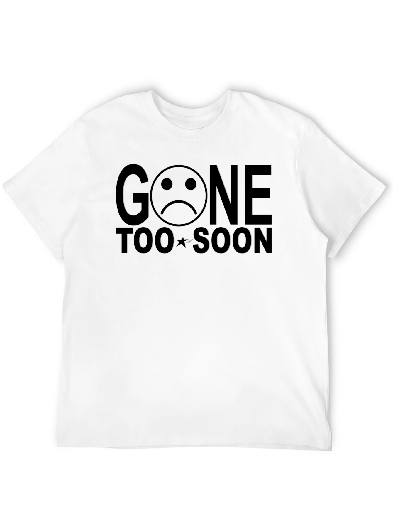 Gone Too Soon Graphic Black T-Shirt