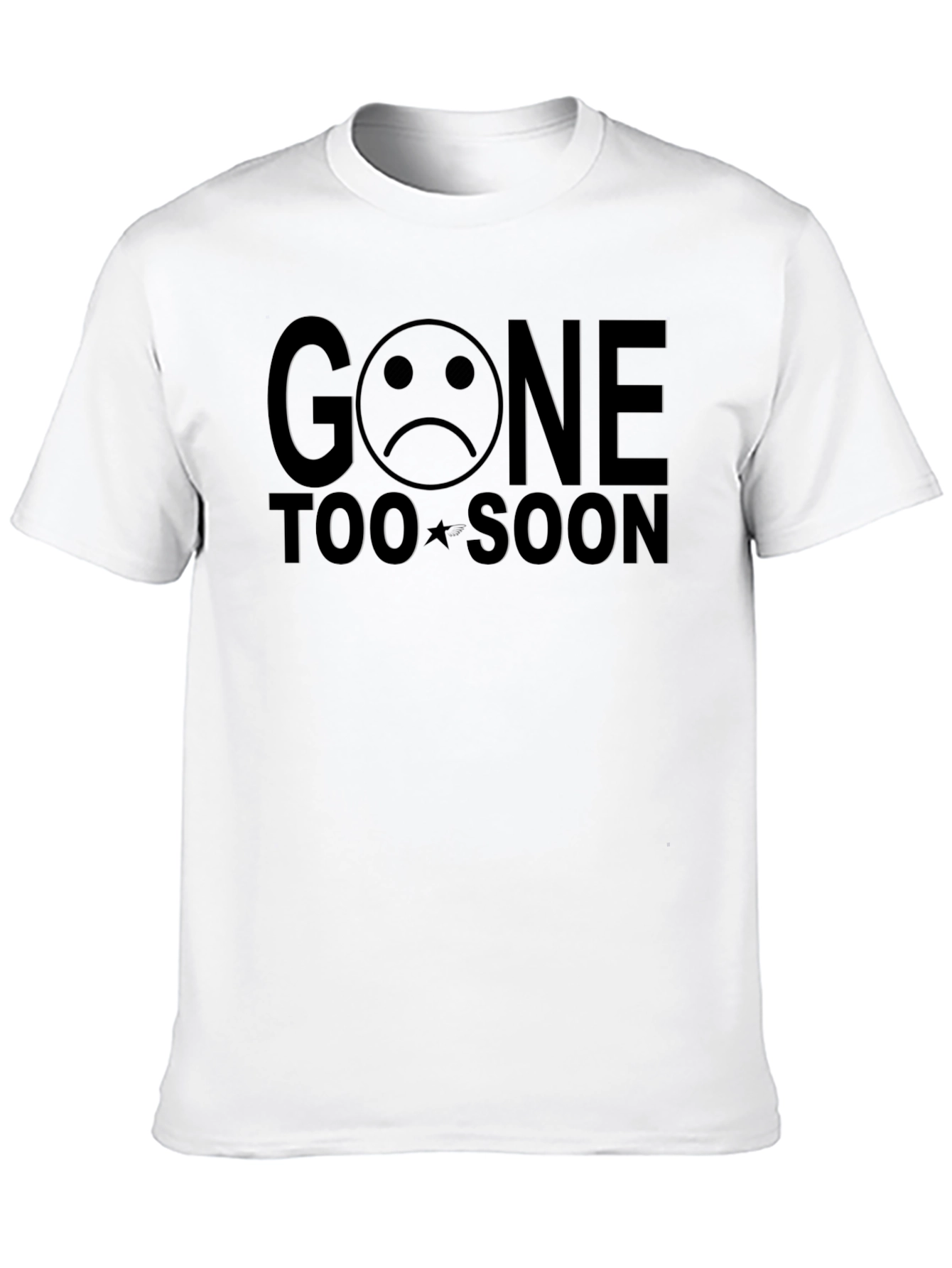 Gone Too Soon Graphic Black T-Shirt