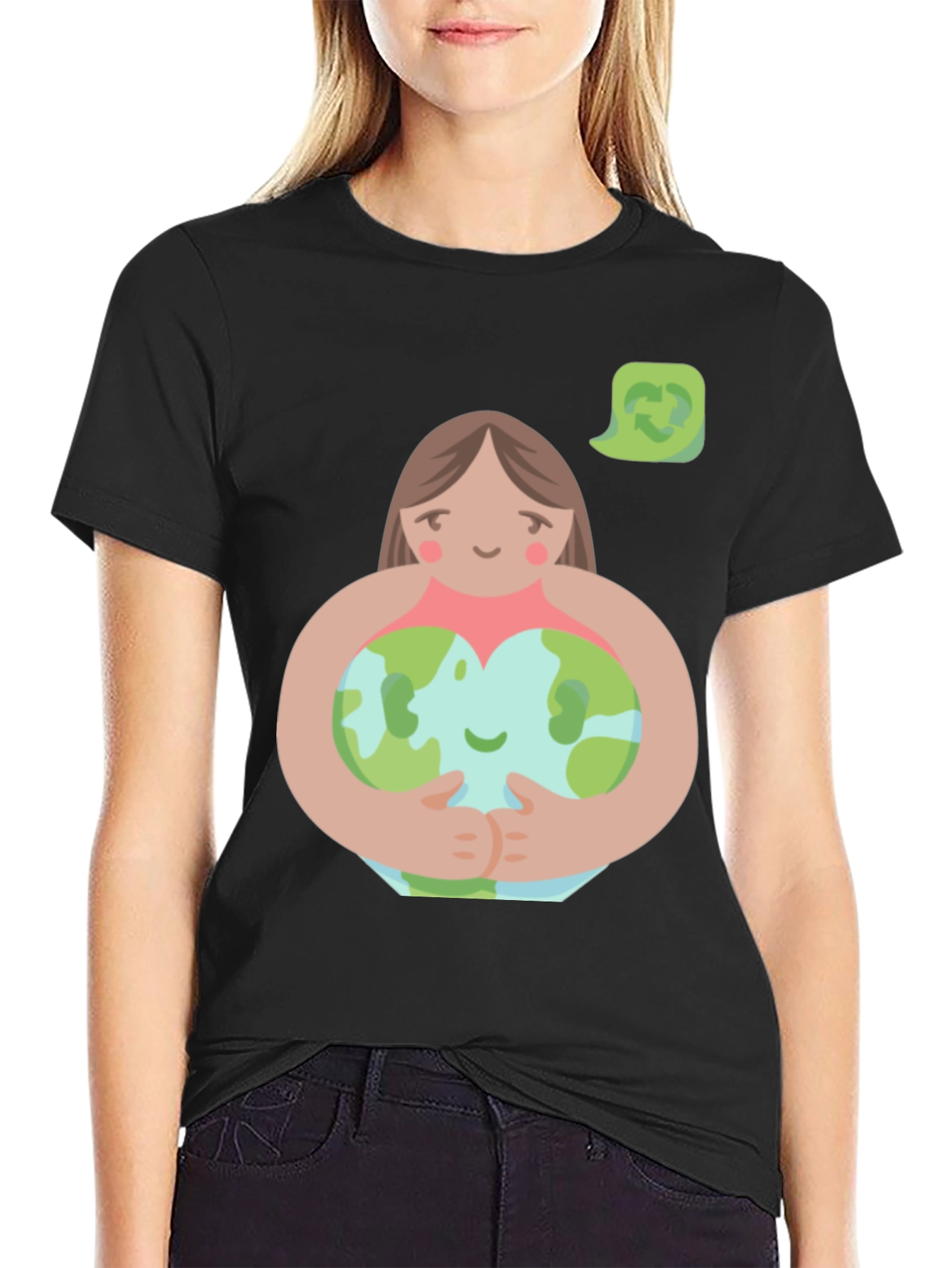 Earth Lover T-Shirt - Hug the Planet