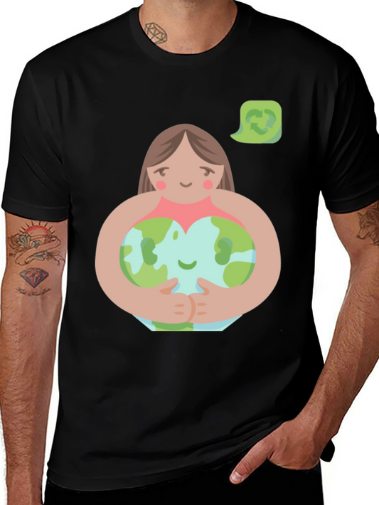 Earth Lover T-Shirt - Hug the Planet