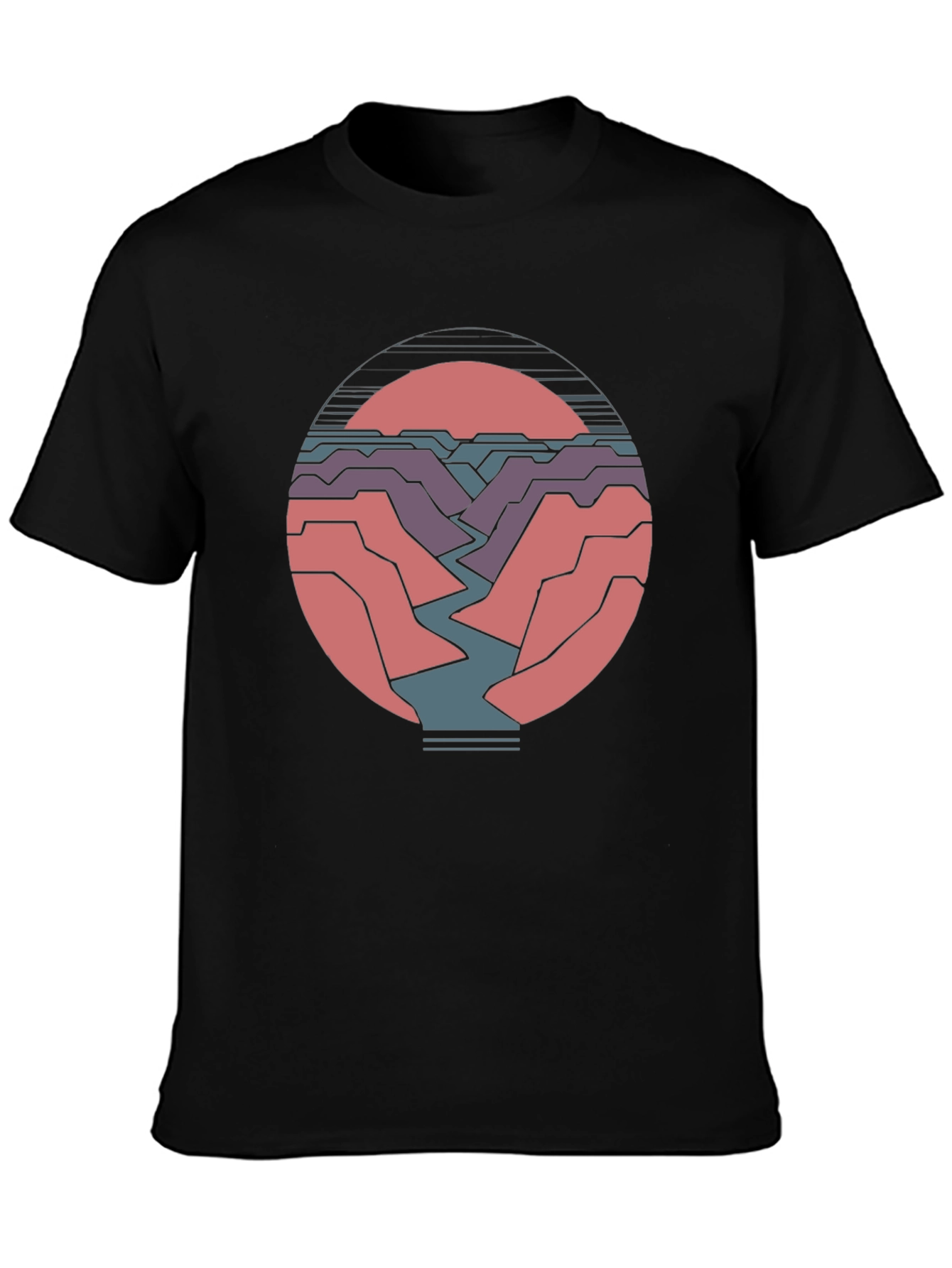Canyon Sunset Graphic Tee - Soft Cotton Blend