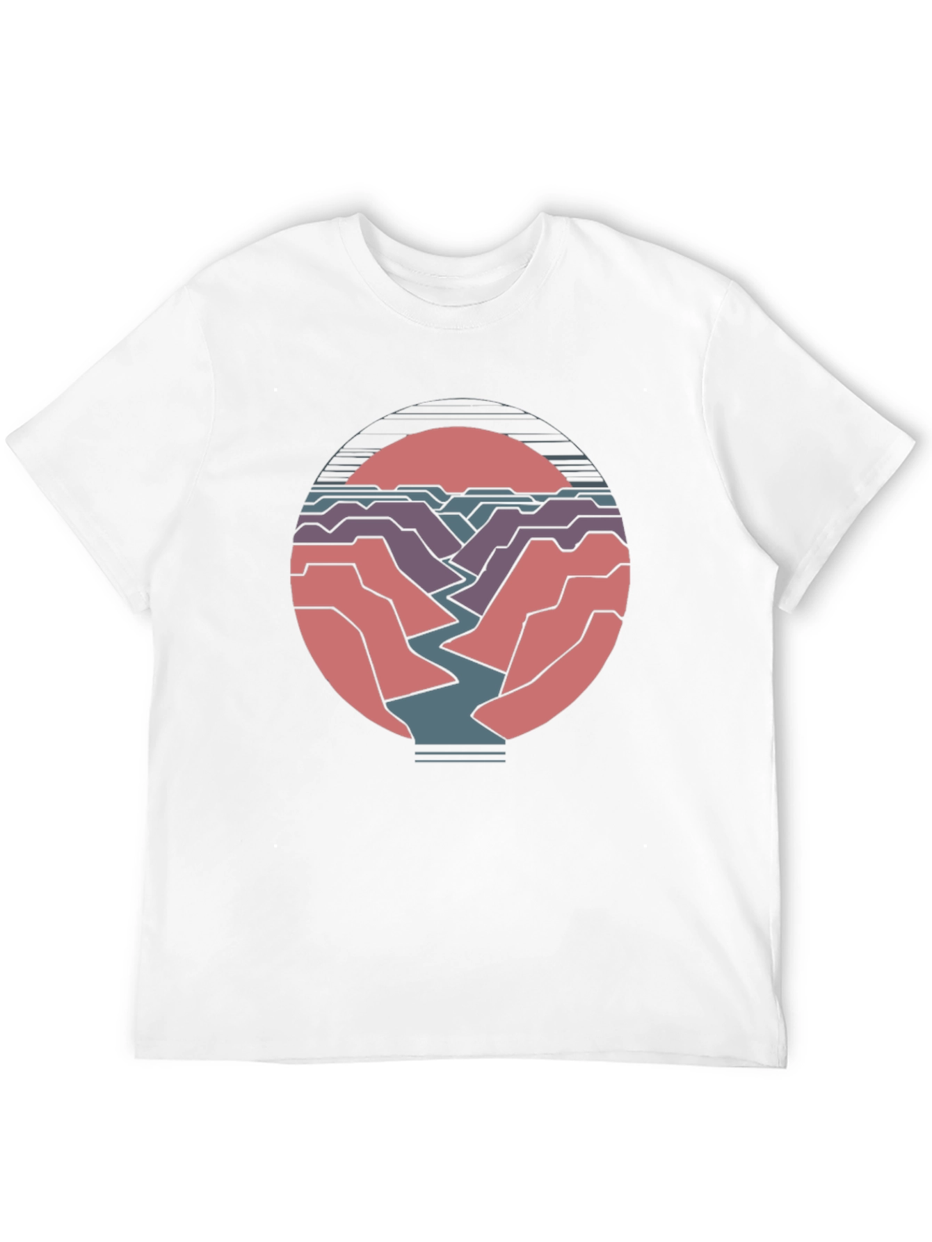 Canyon Sunset Graphic Tee - Soft Cotton Blend