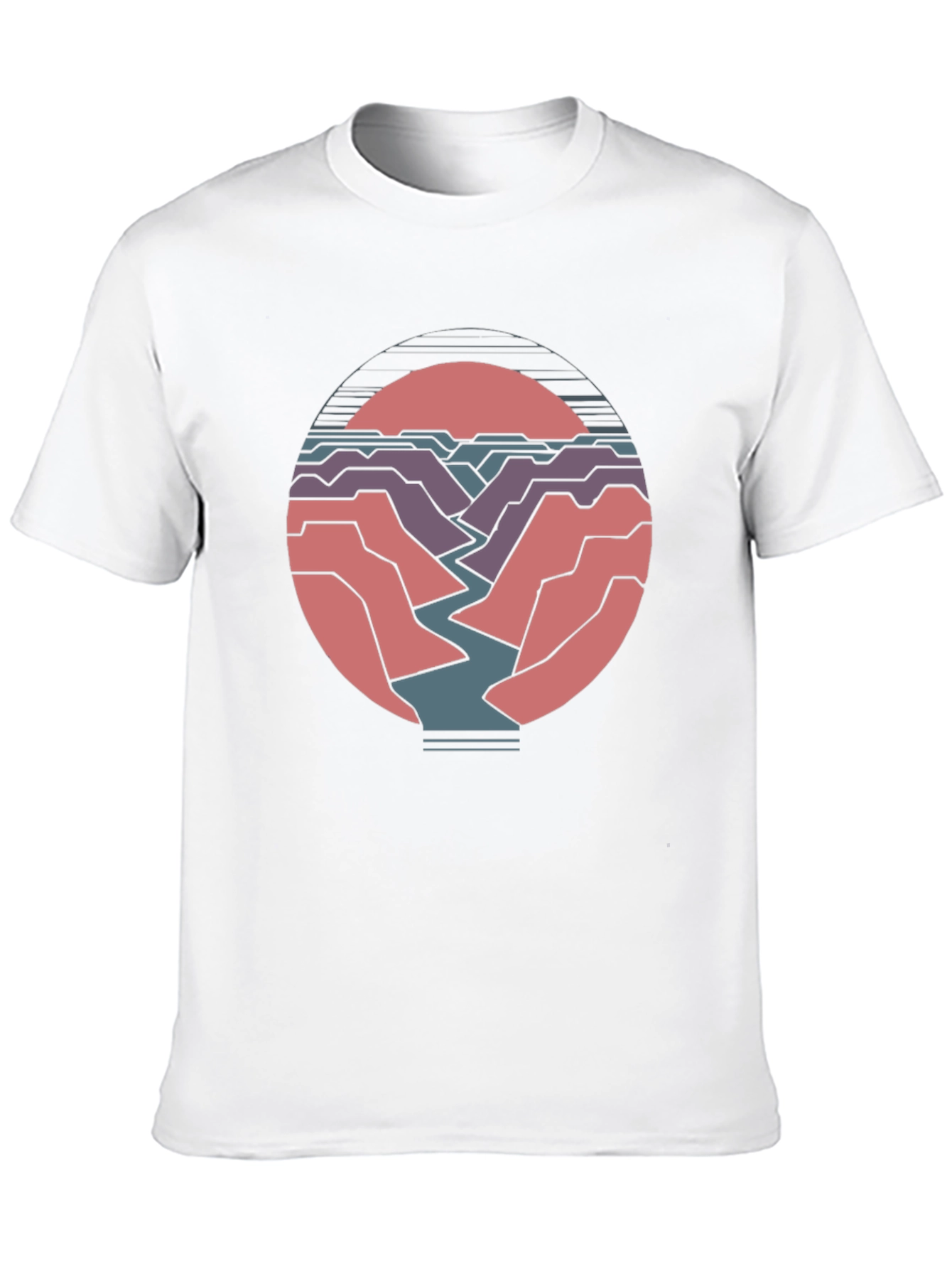 Canyon Sunset Graphic Tee - Soft Cotton Blend