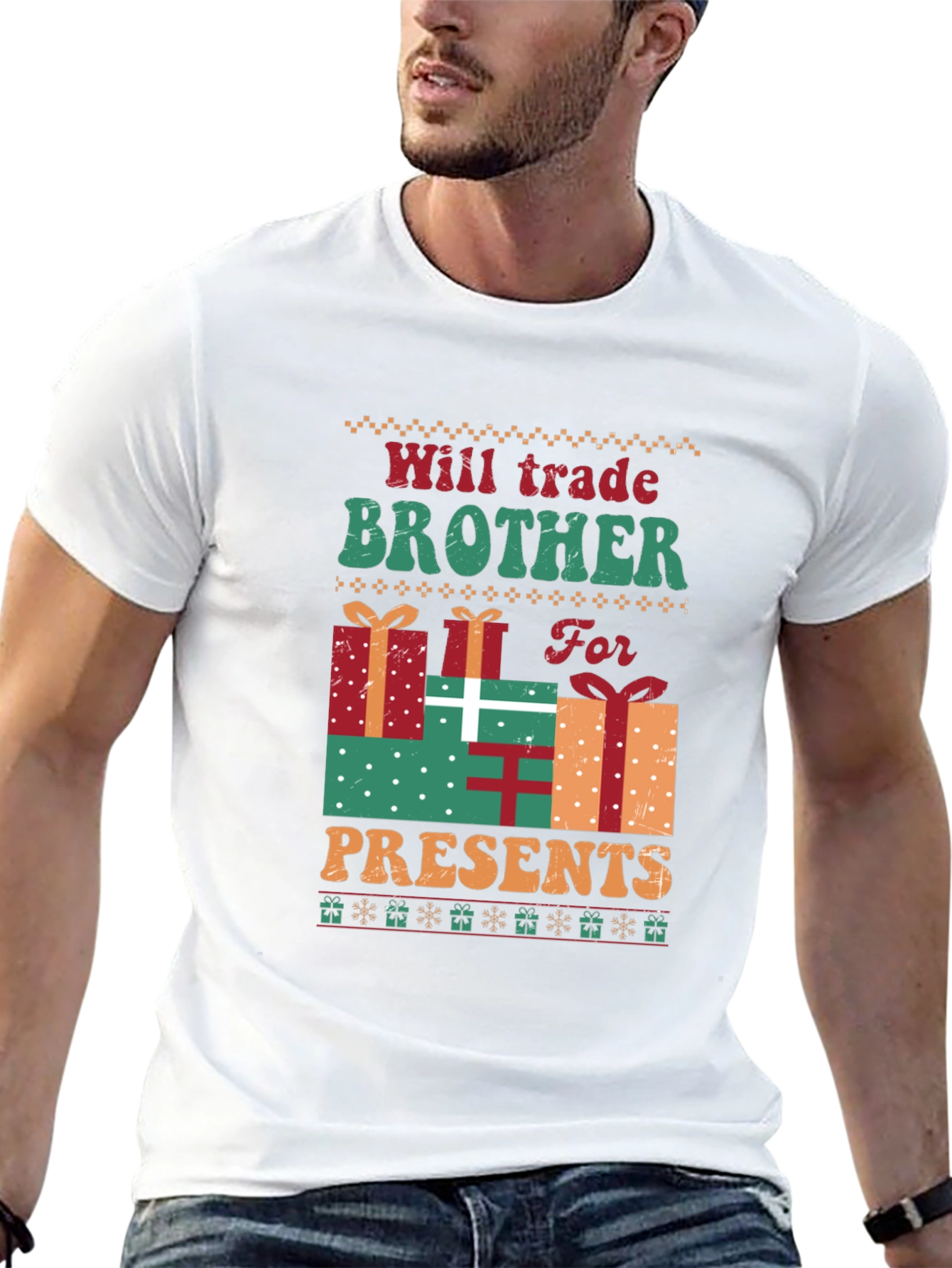 Will Trade Brother For Presents Christmas T-Shirt