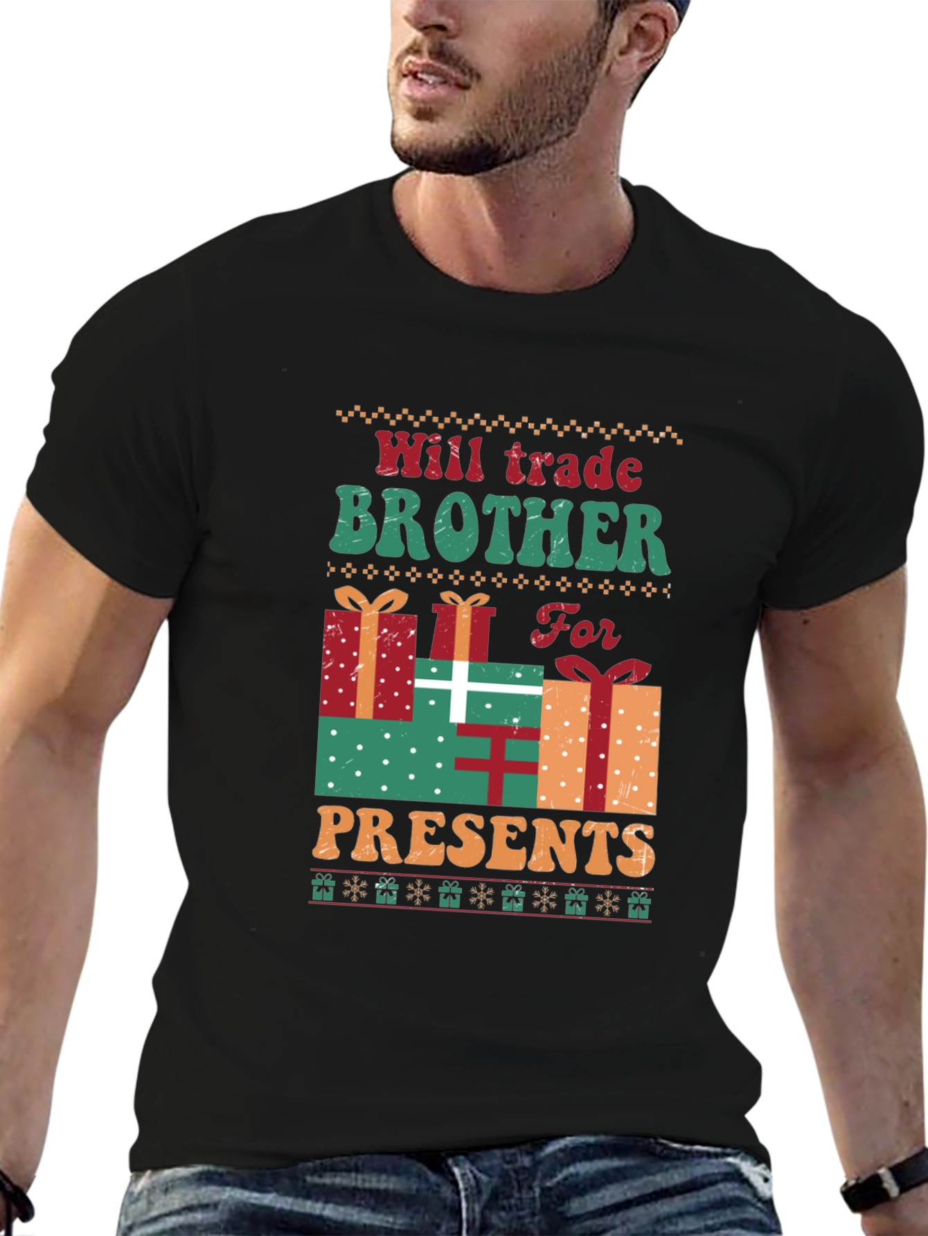 Will Trade Brother For Presents Christmas T-Shirt