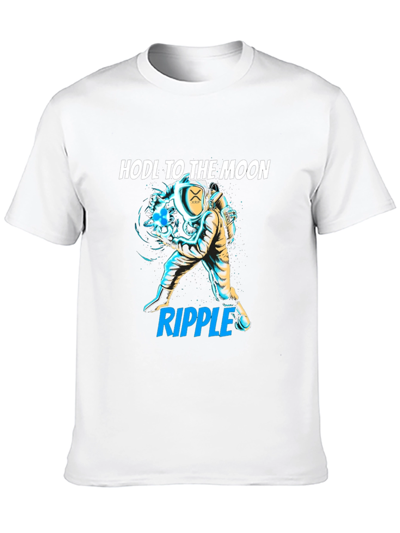 HODL to the Moon XRP Ripple Crypto T-Shirt