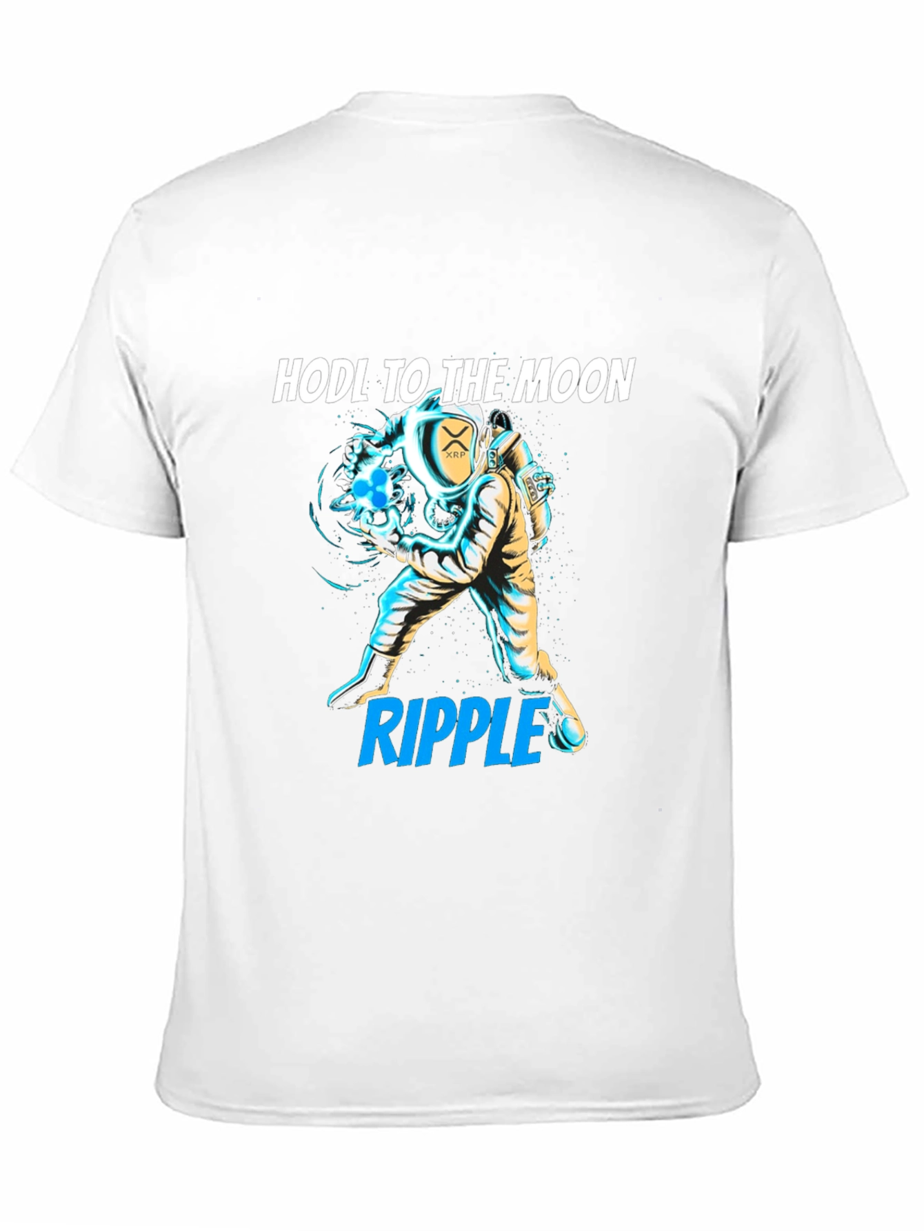 HODL to the Moon XRP Ripple Crypto T-Shirt