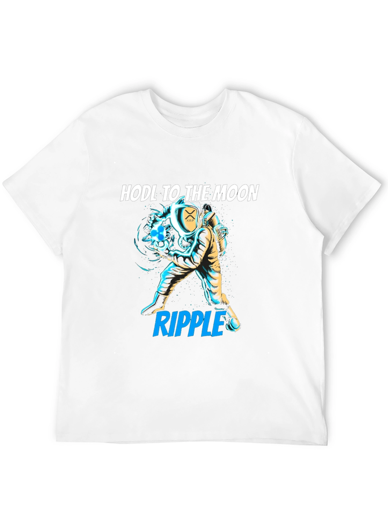 HODL to the Moon XRP Ripple Crypto T-Shirt