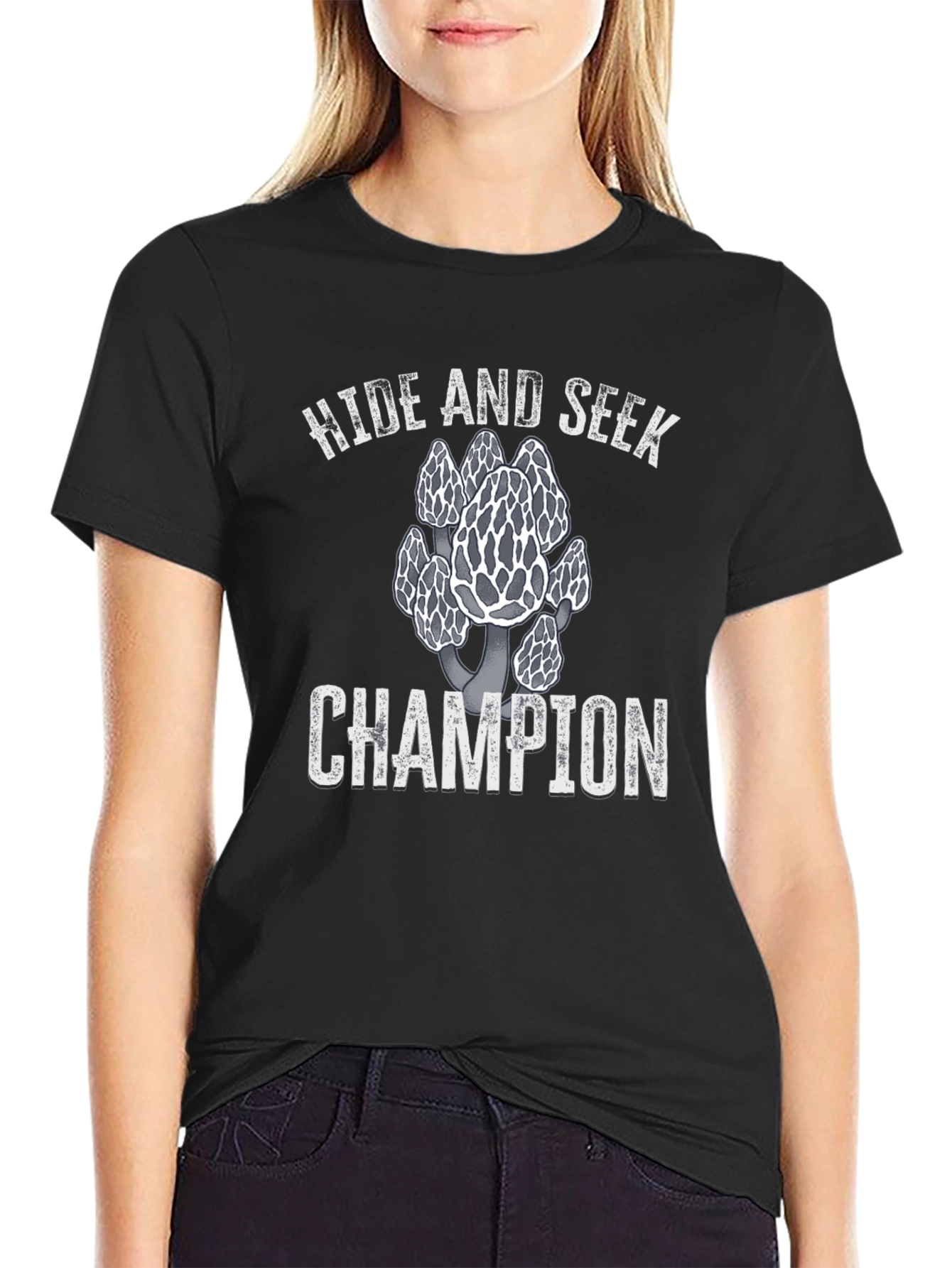 Hide and Seek Champion Morel Mushroom T-Shirt