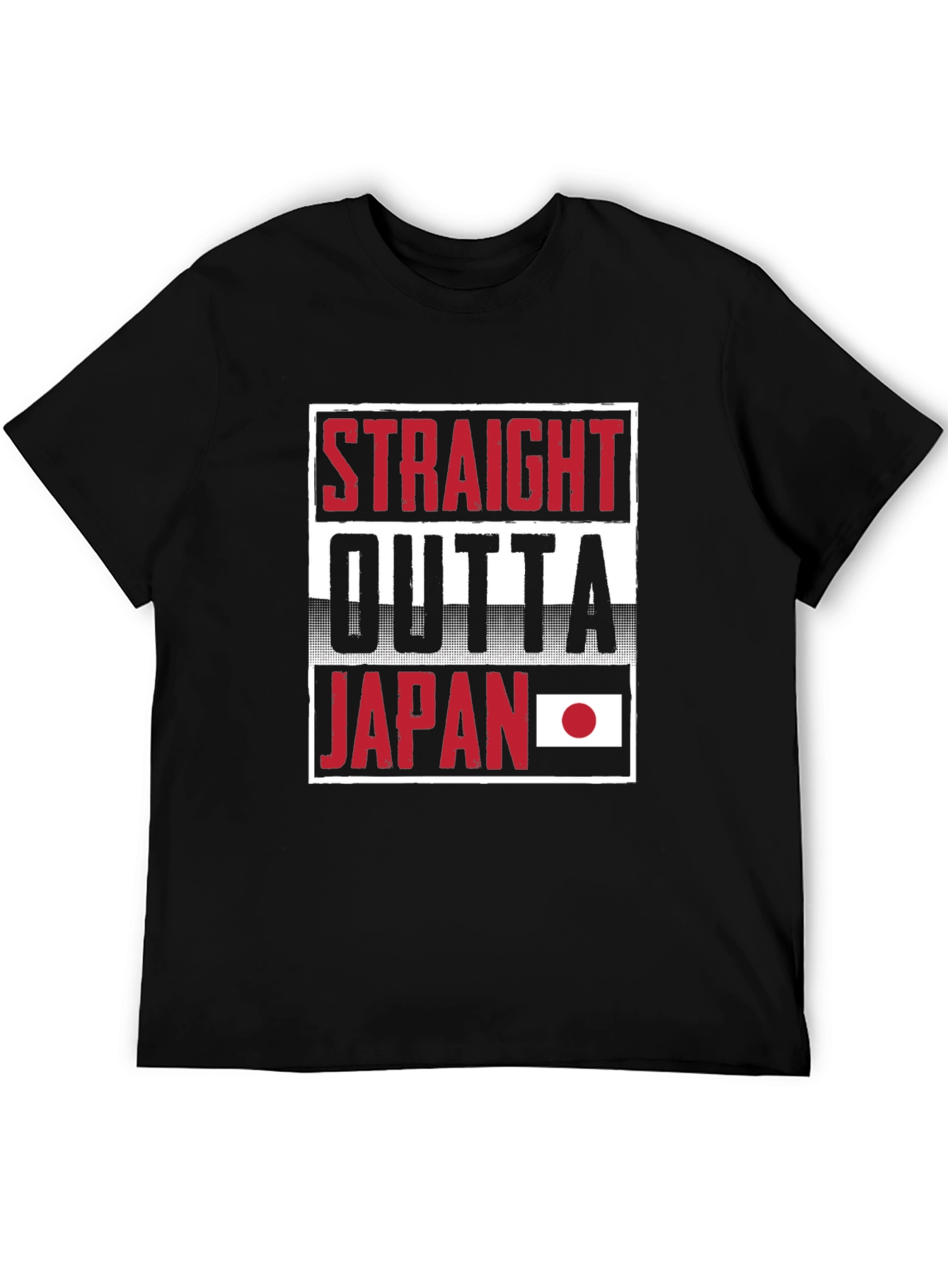 Straight Outta Japan Black T-Shirt