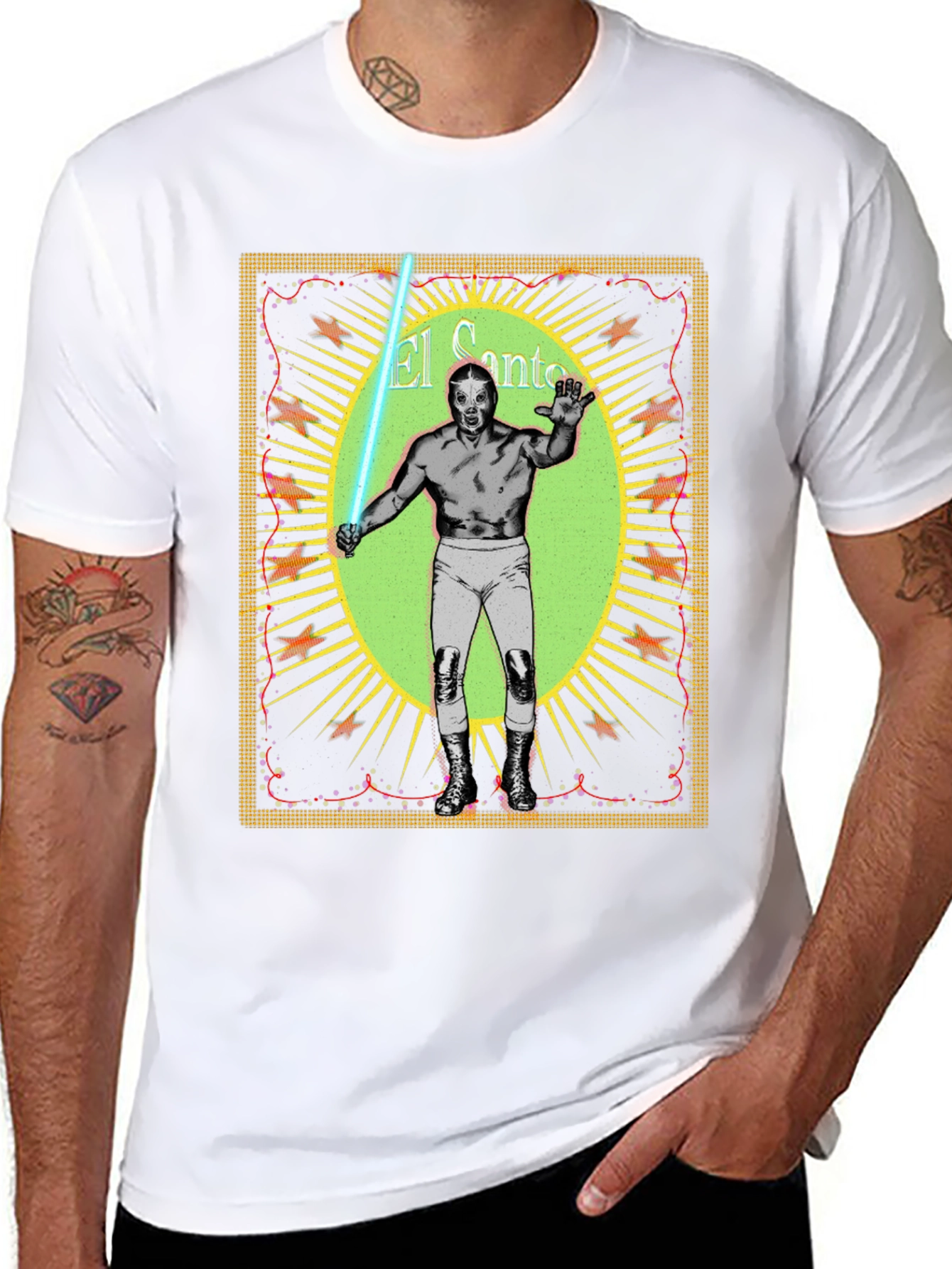 El Santo Wrestler T-Shirt