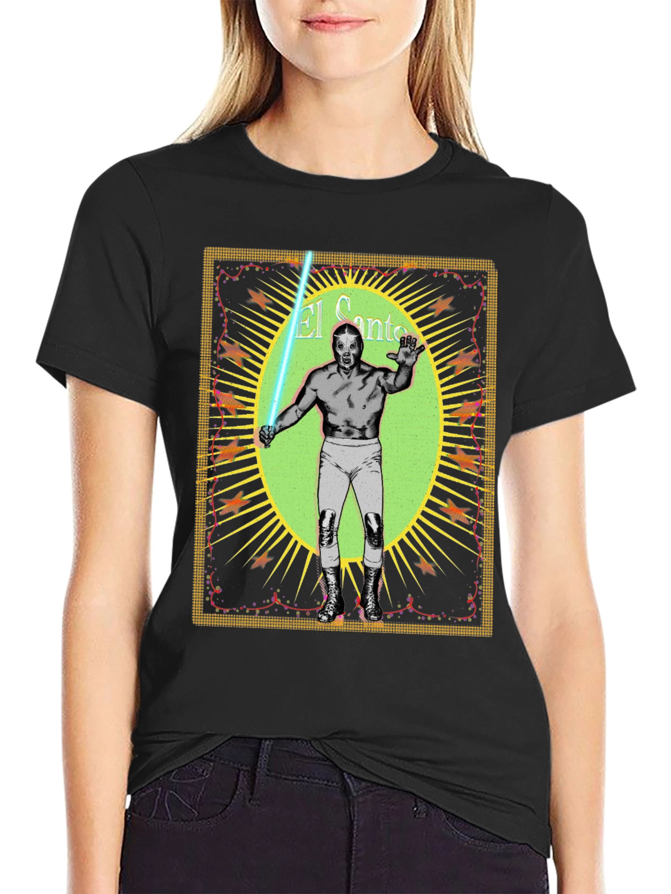 El Santo Wrestler T-Shirt