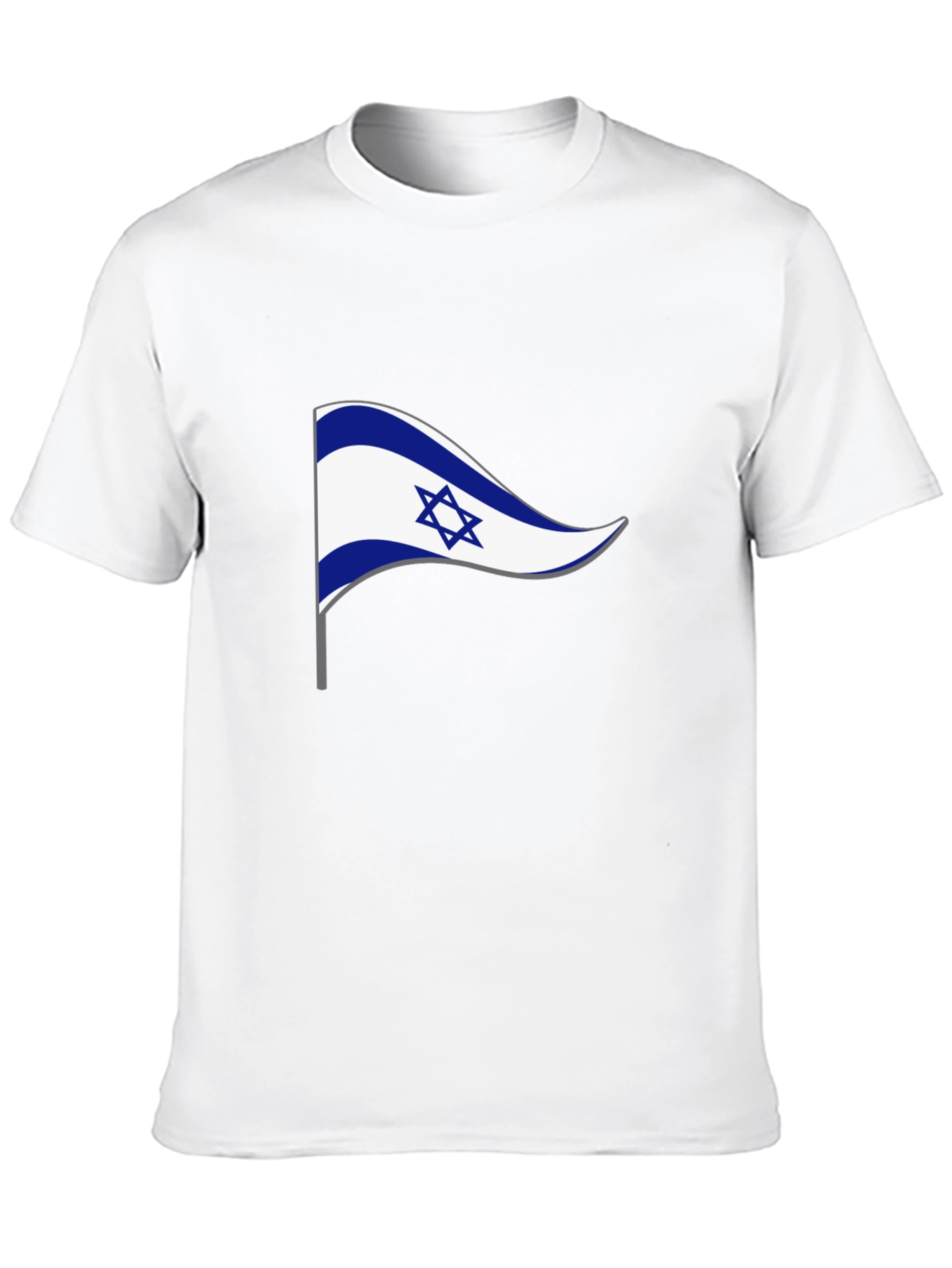 Israel Flag Pennant Graphic T-Shirt - Black