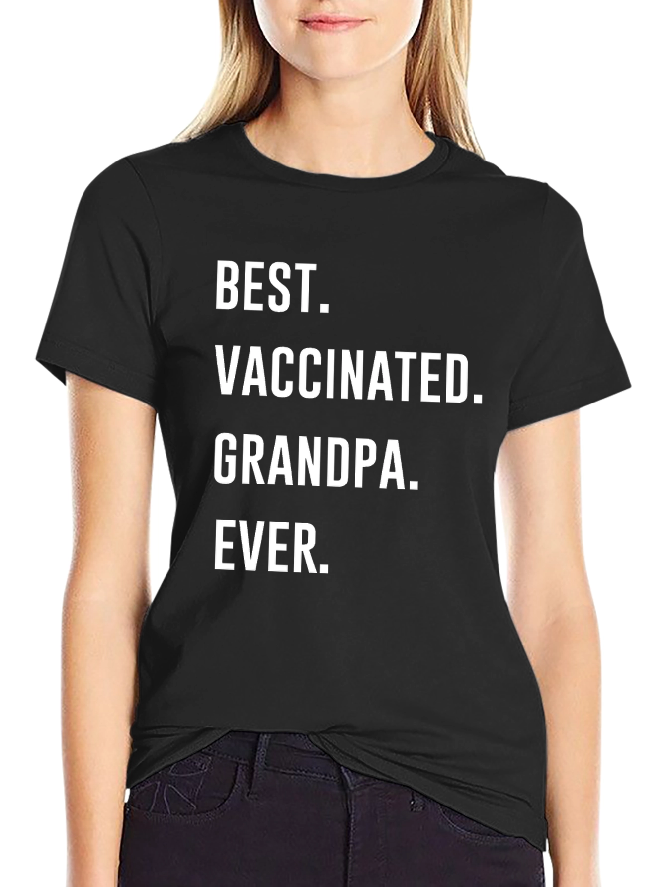 Best Vaccinated Grandpa Ever T-Shirt