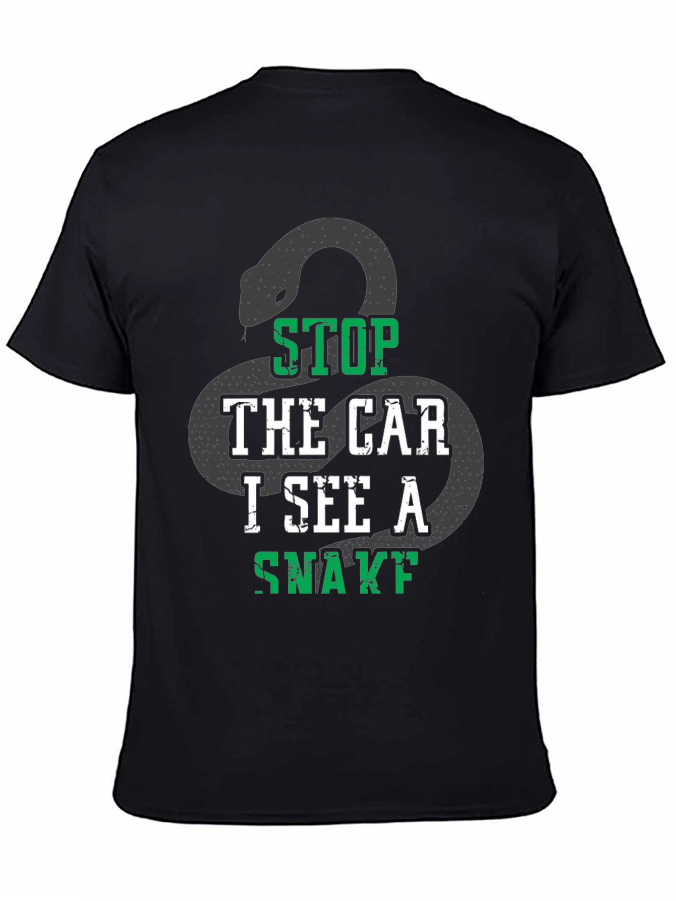Stop The Car Snake Graphic Tee