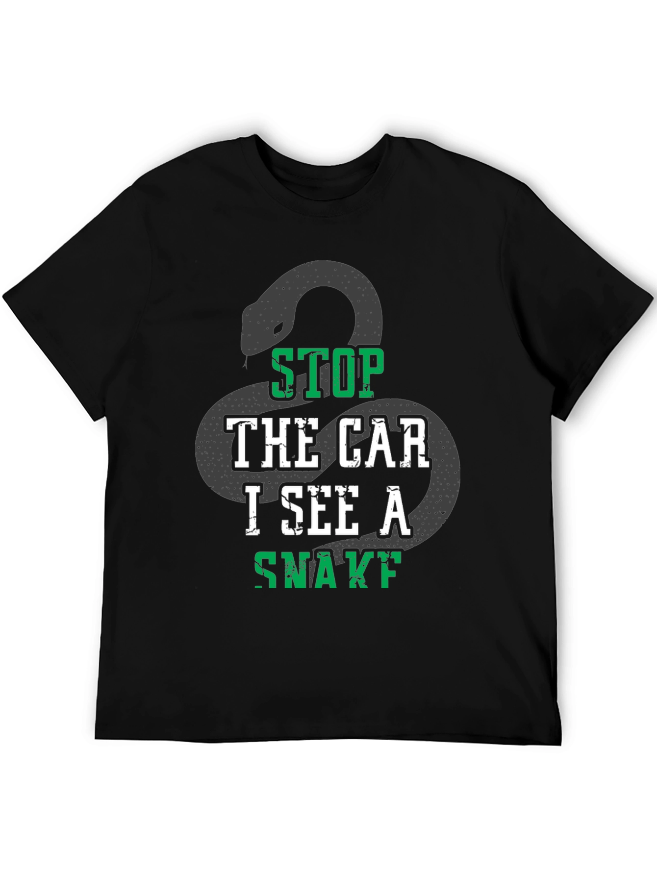 Stop The Car Snake Graphic Tee
