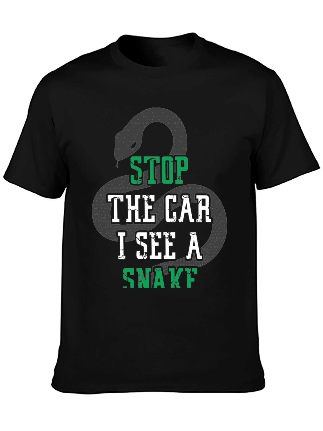 Stop The Car Snake Graphic Tee