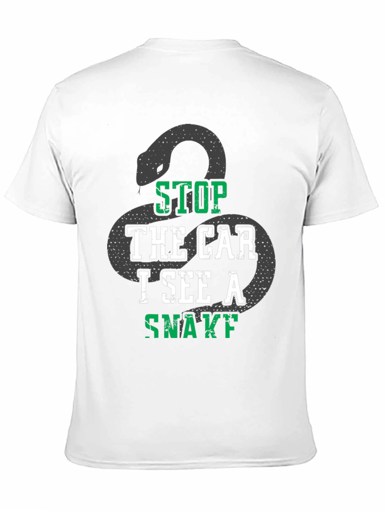 Stop The Car Snake Graphic Tee