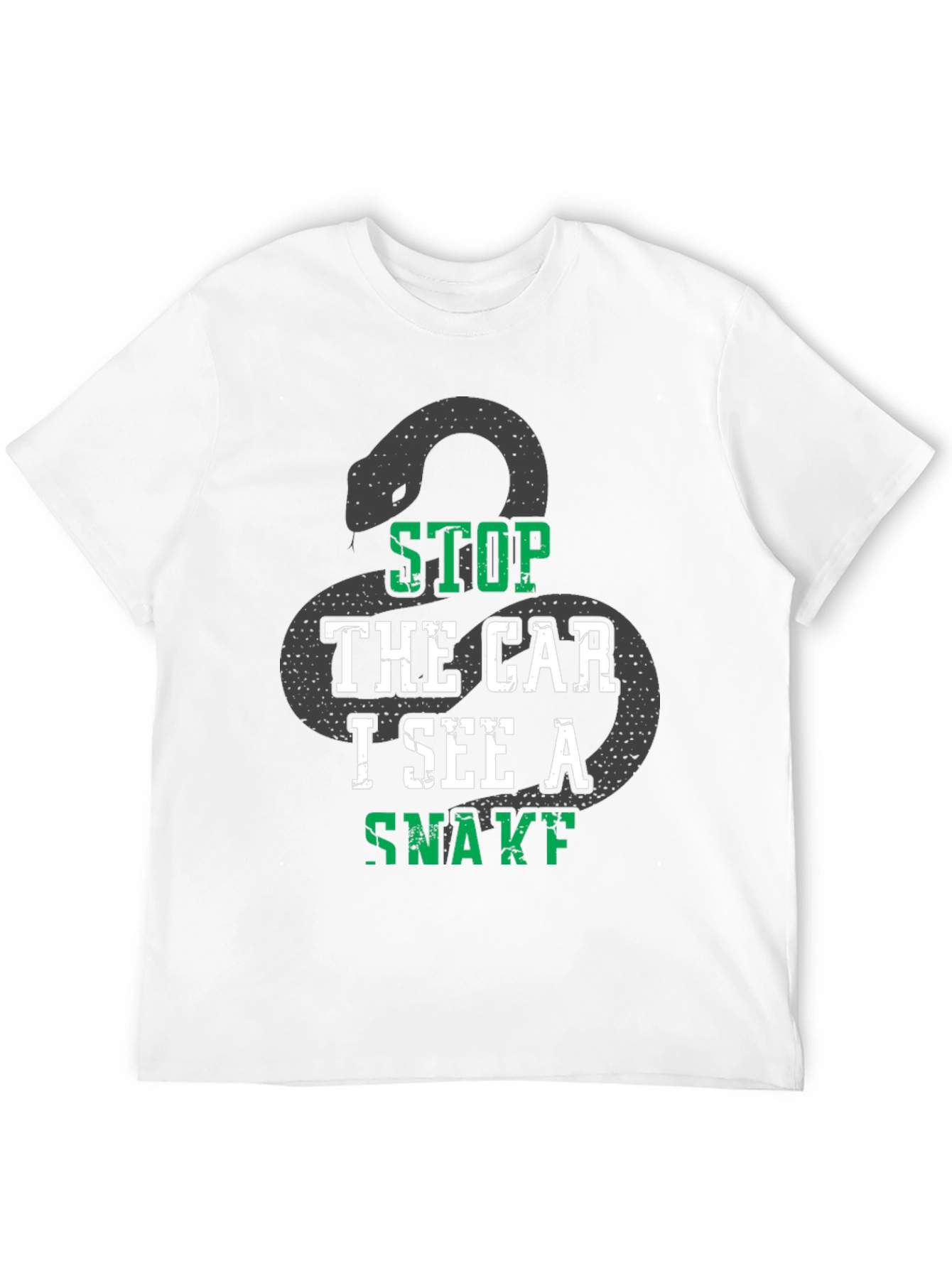 Stop The Car Snake Graphic Tee
