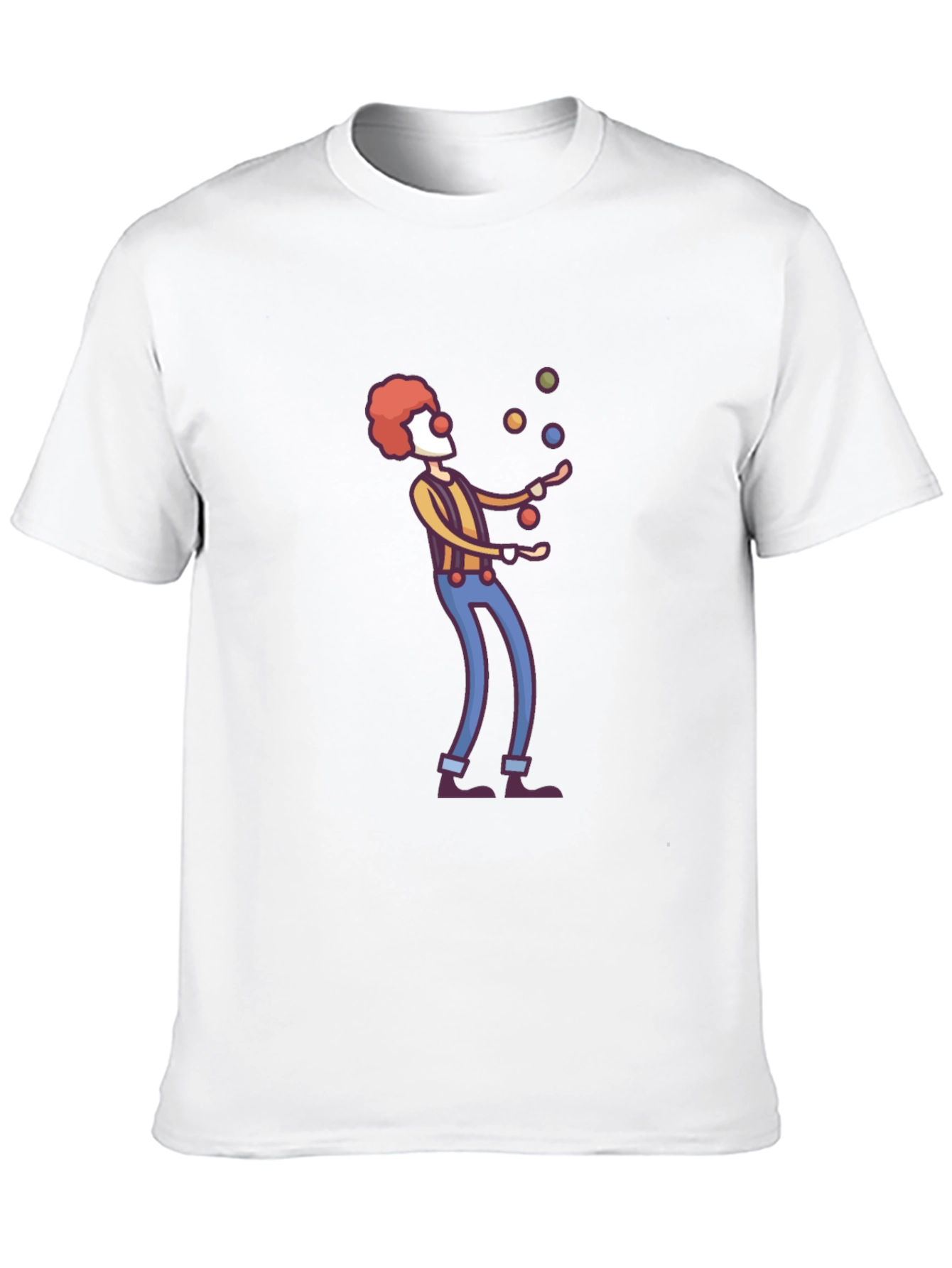 Clown Juggling T-Shirt - Funny Graphic Tee