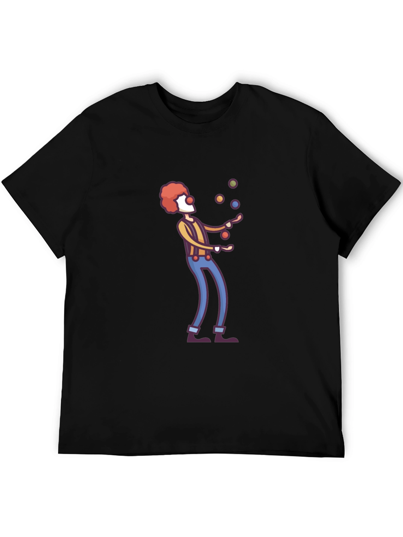Clown Juggling T-Shirt - Funny Graphic Tee