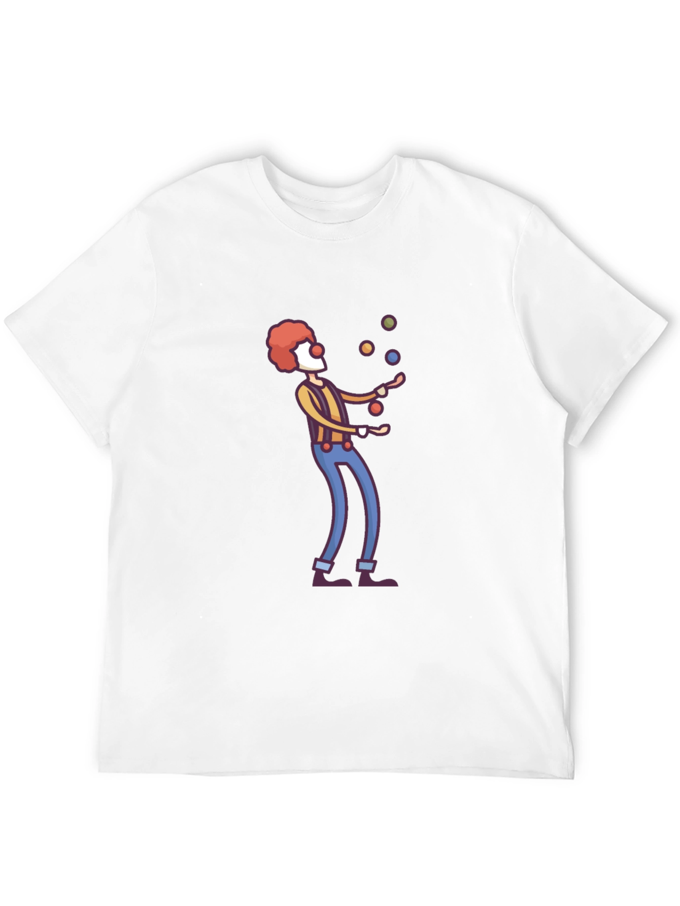 Clown Juggling T-Shirt - Funny Graphic Tee