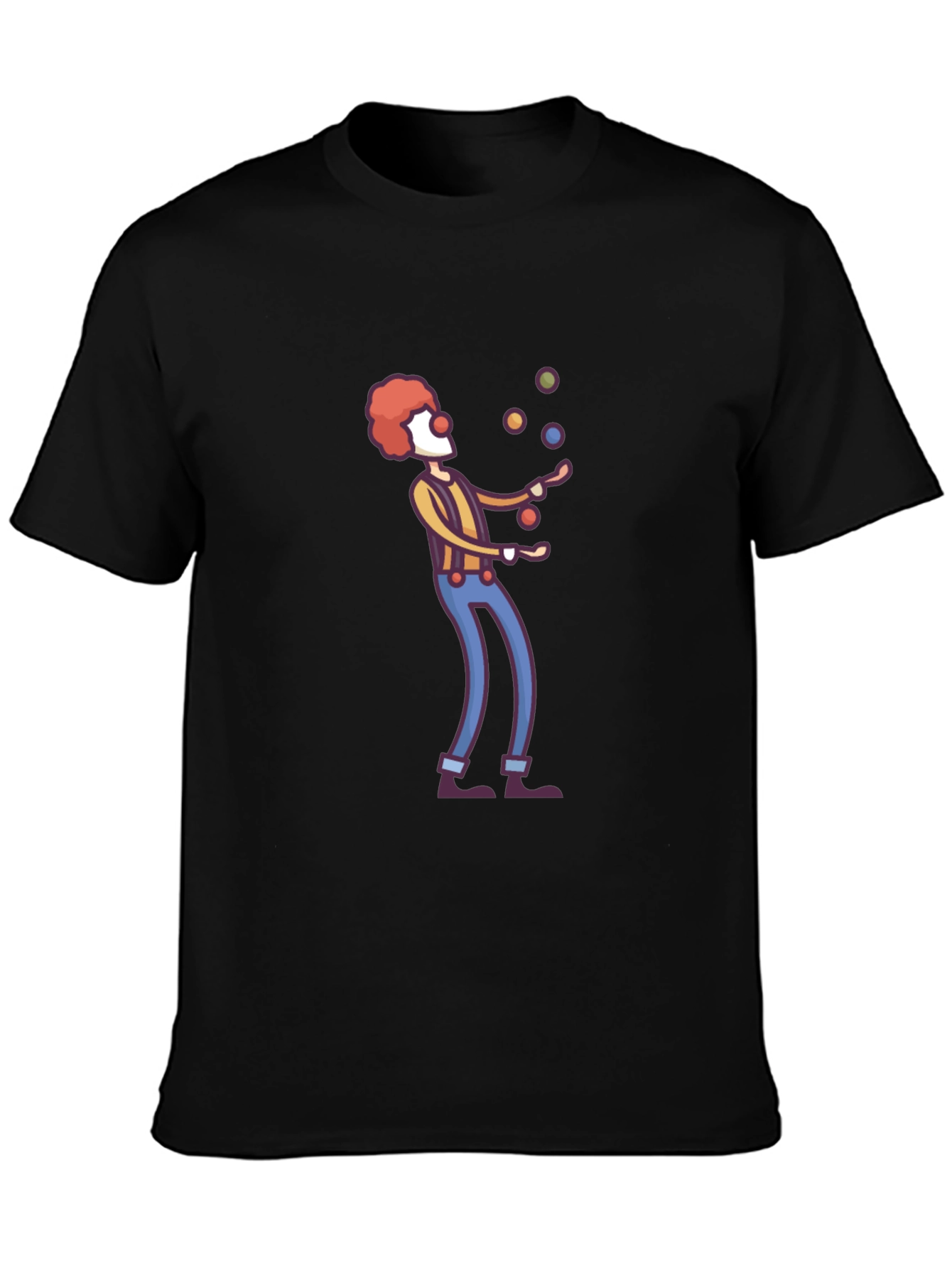 Clown Juggling T-Shirt - Funny Graphic Tee