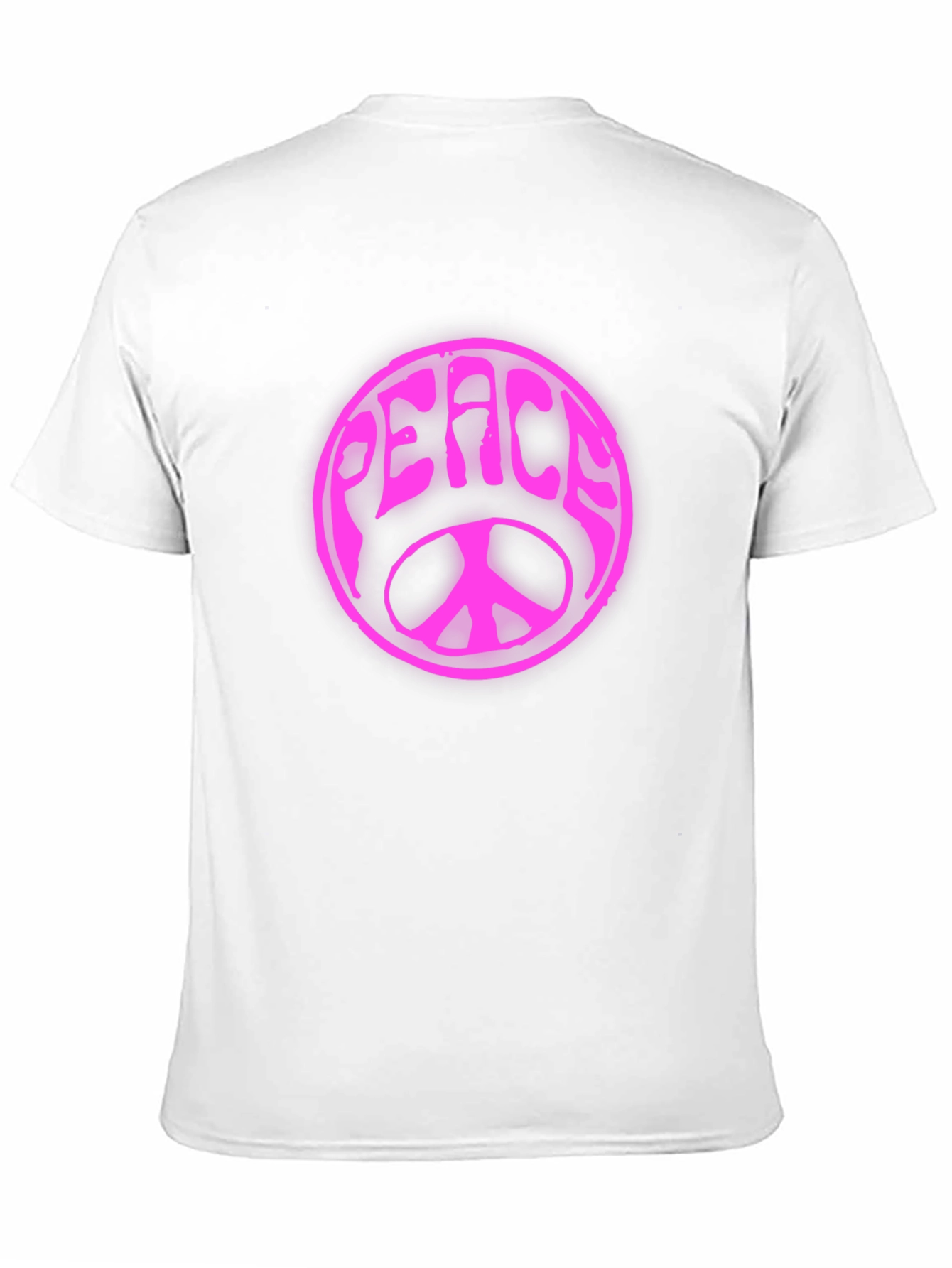 Peace Sign Graphic T-Shirt - Black