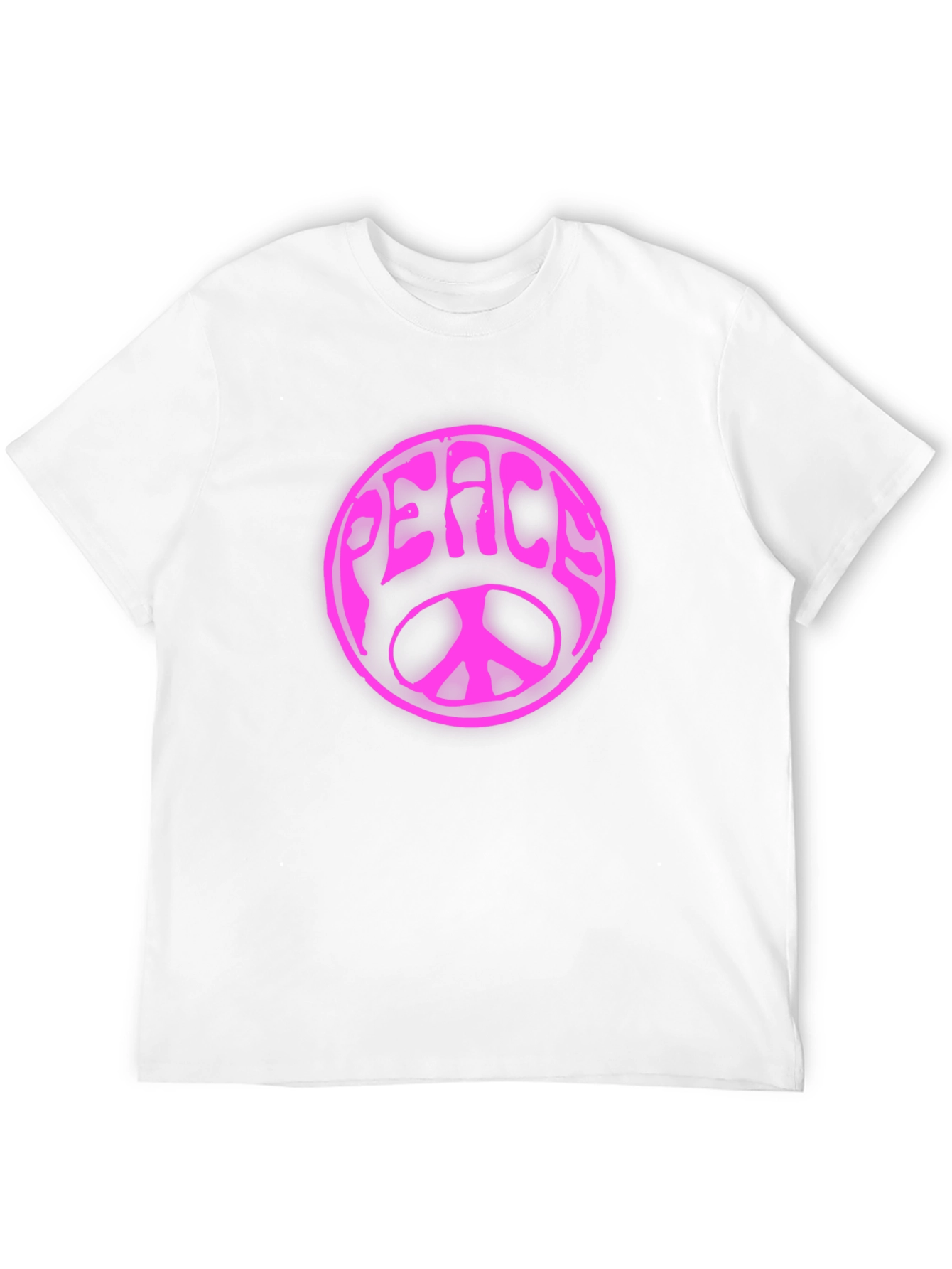 Peace Sign Graphic T-Shirt - Black