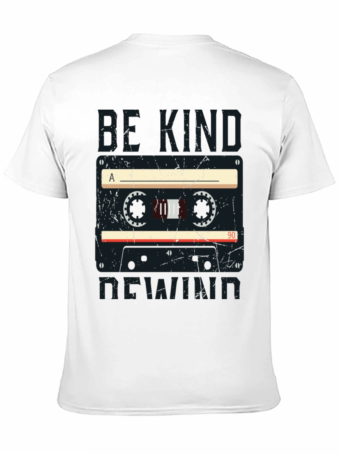 Retro Be Kind Rewind Cassette Tape Graphic Tee