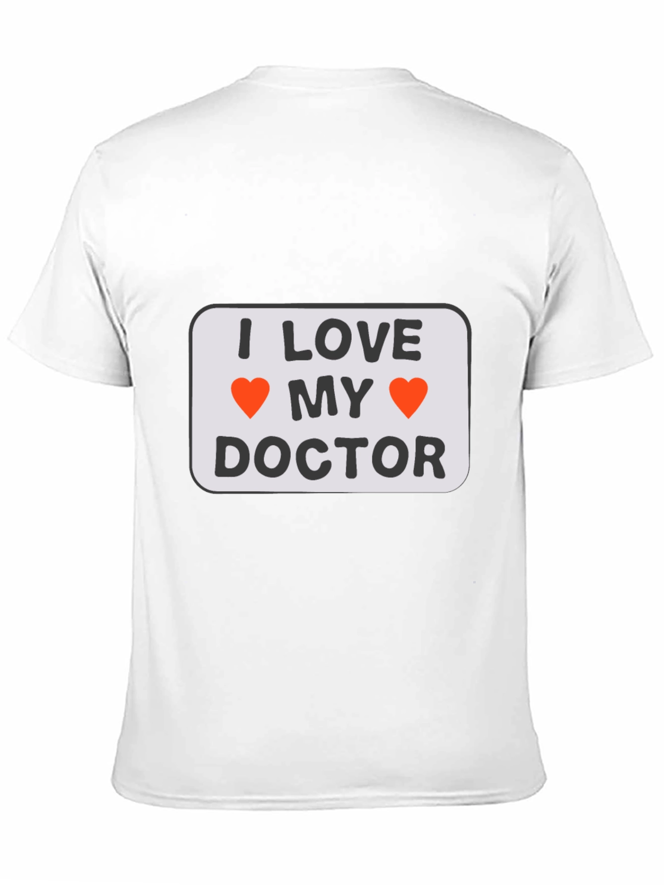 I Love My Doctor T-Shirt - Black